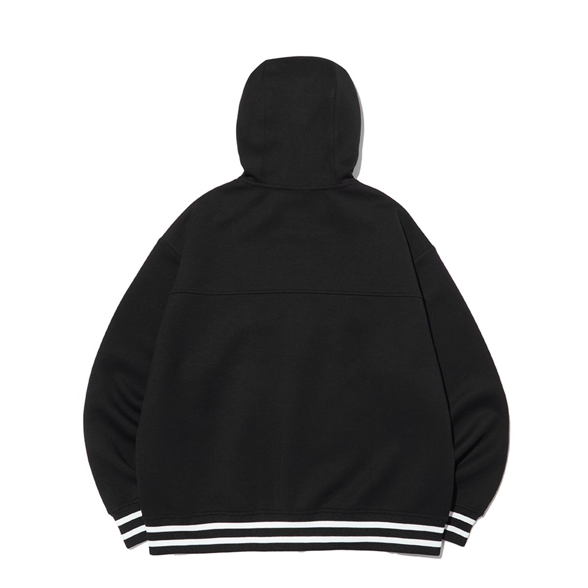 인터크루(INTERCREW) [24SS] 아플리케 시밀러 후드 가디건 ITY1DH01ABK