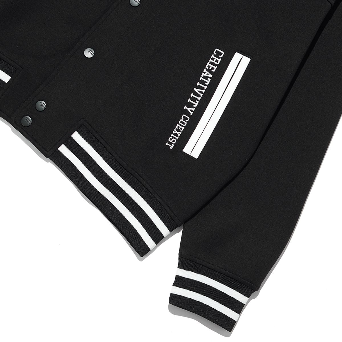 인터크루(INTERCREW) [24SS] 아플리케 시밀러 후드 가디건 ITY1DH01ABK