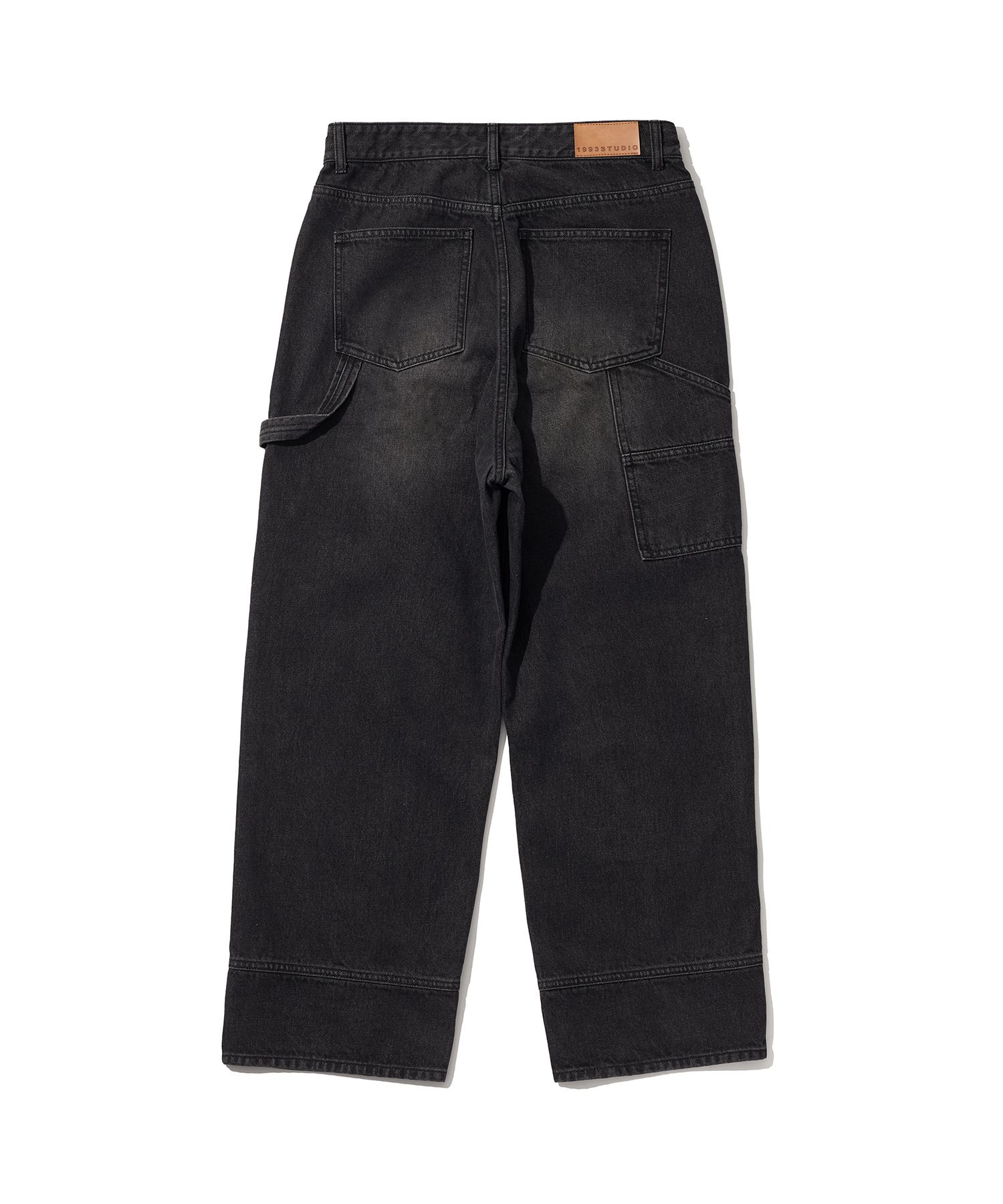★1993studio★DOUBLE KNEE CARPENTER WASHING DENIM PANTS MUSINSA | 1993STUDIO Double knee carpenter washed denim