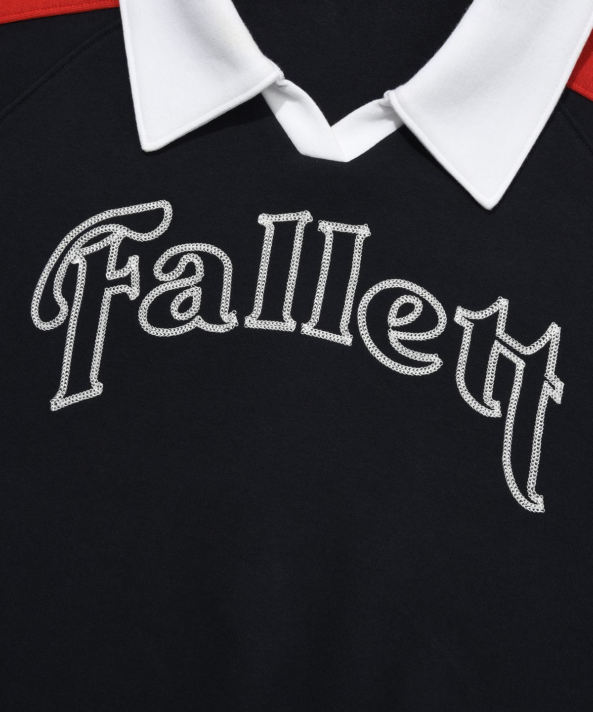 팔렛(FALLETT) 스포티 카라 맨투맨 네이비