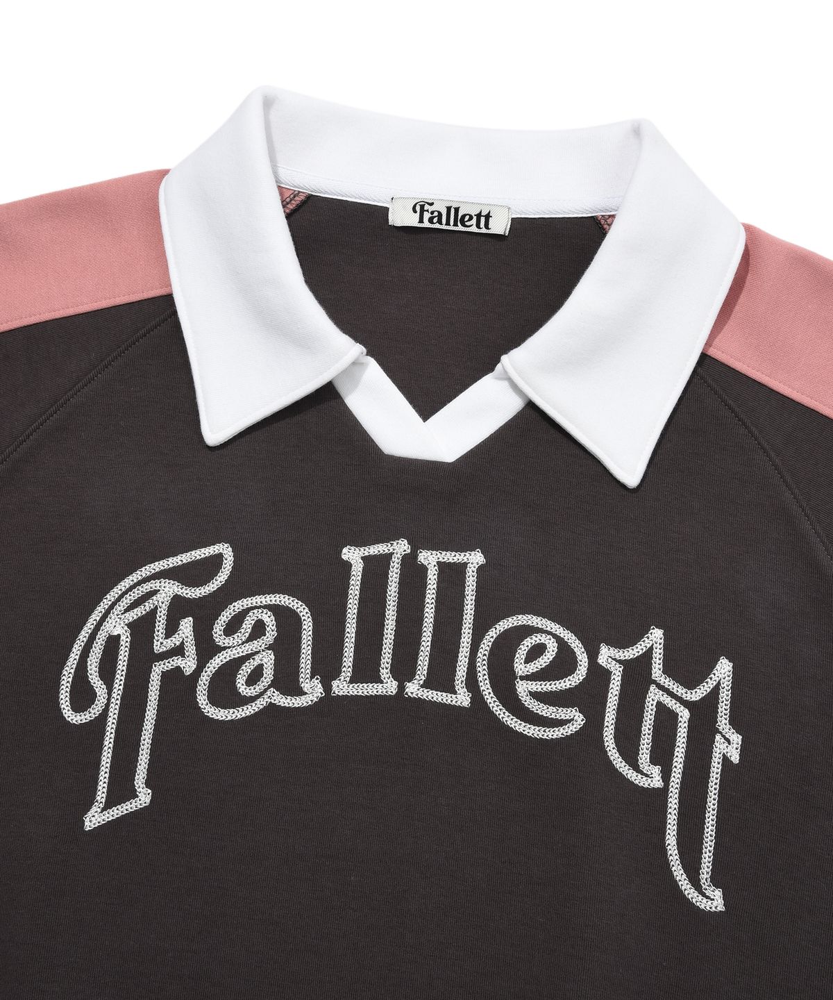 팔렛(FALLETT) 스포티 카라 맨투맨 차콜