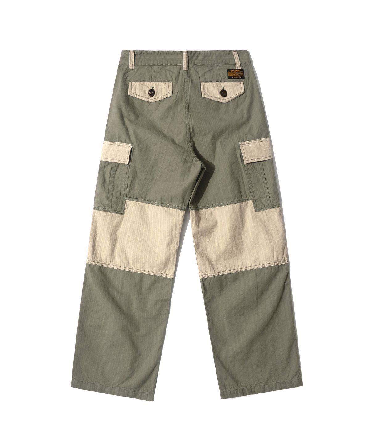 큐티에잇 가먼츠(QT8 GARMENTS) BN HBT Contrast Cargo Pants (Olive)