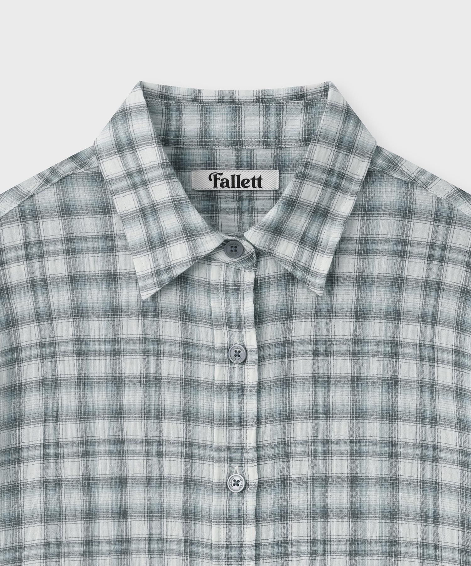 MUSINSA | FALLETT Tartan Check Shirt Blue
