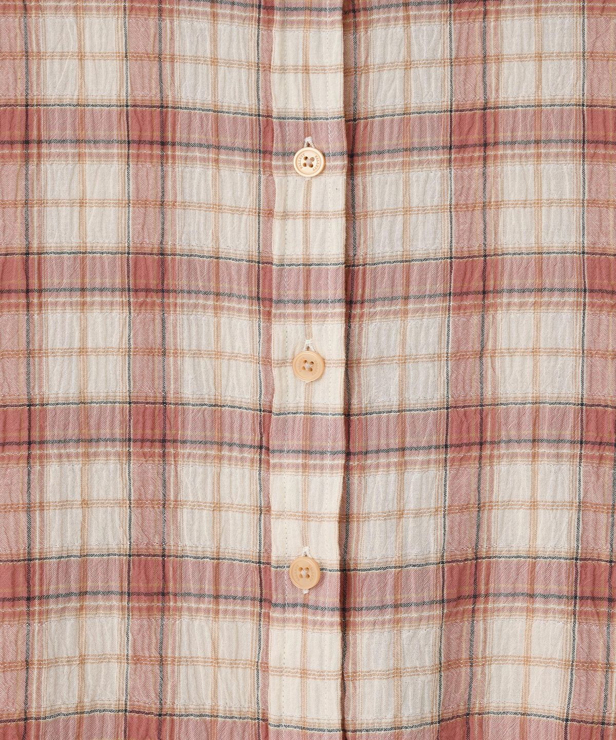 팔렛(FALLETT) 타탄 체크 셔츠 핑크