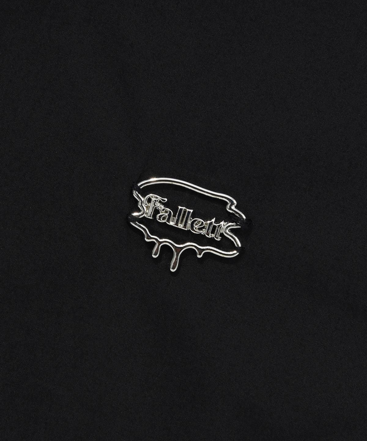 팔렛(FALLETT) 오픈 백 리본 셔츠 블랙