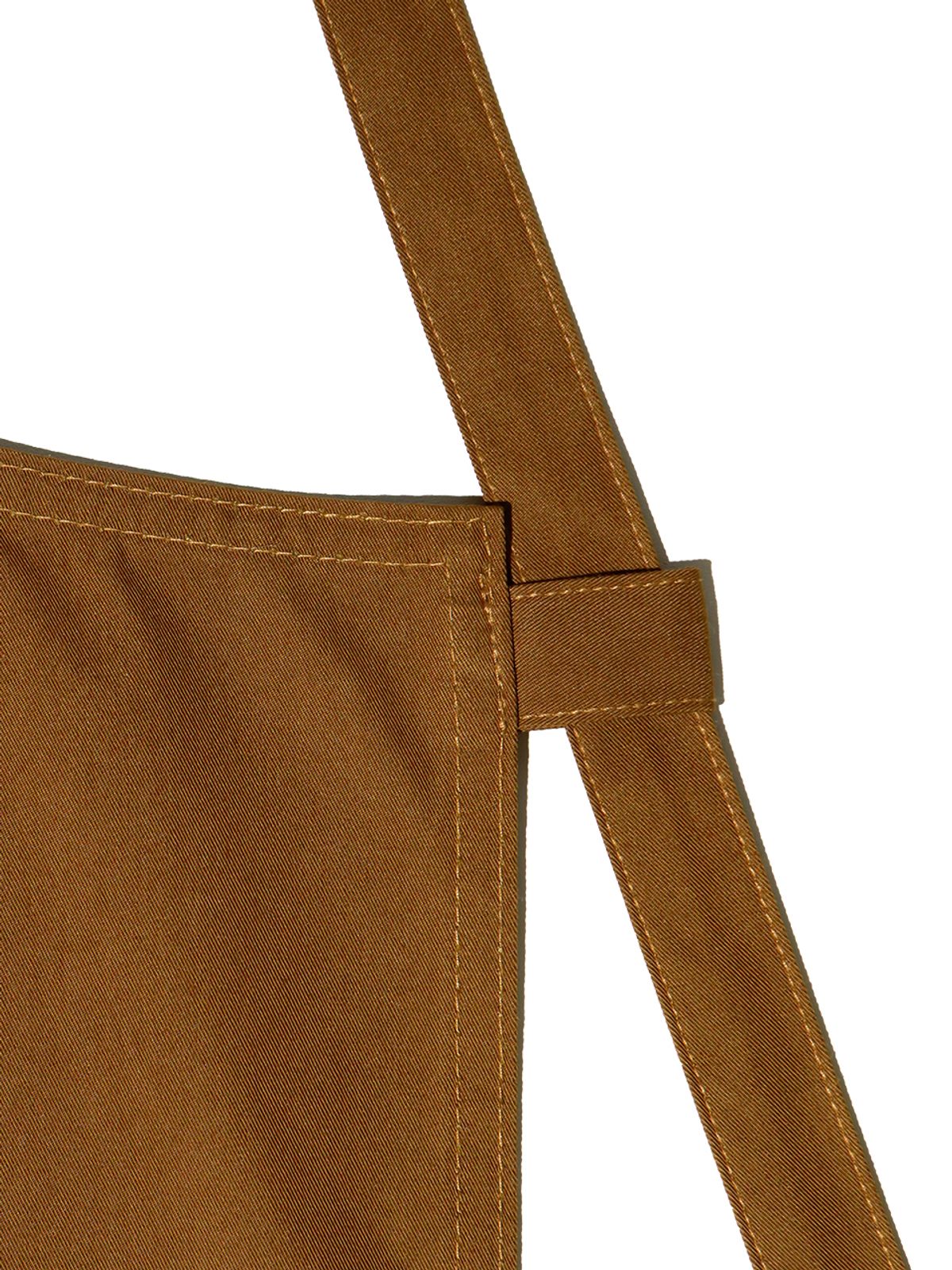 공에이프런(GONG APRON) X스트랩 앞치마 (카라멜브라운)
