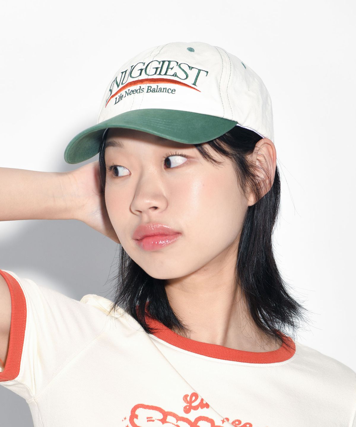 스너기스트(SNUGGIEST) SNGST 워시드 볼캡 [빈티지 그린]