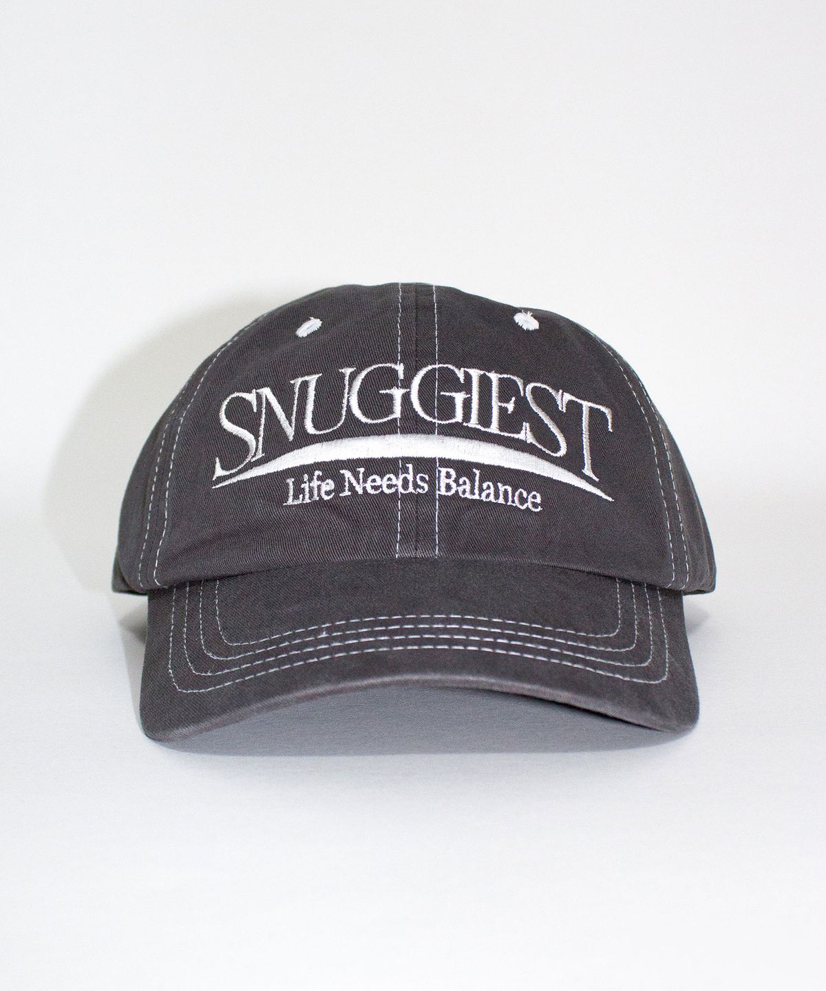 스너기스트(SNUGGIEST) SNGST 워시드 볼캡 [딥 챠콜]