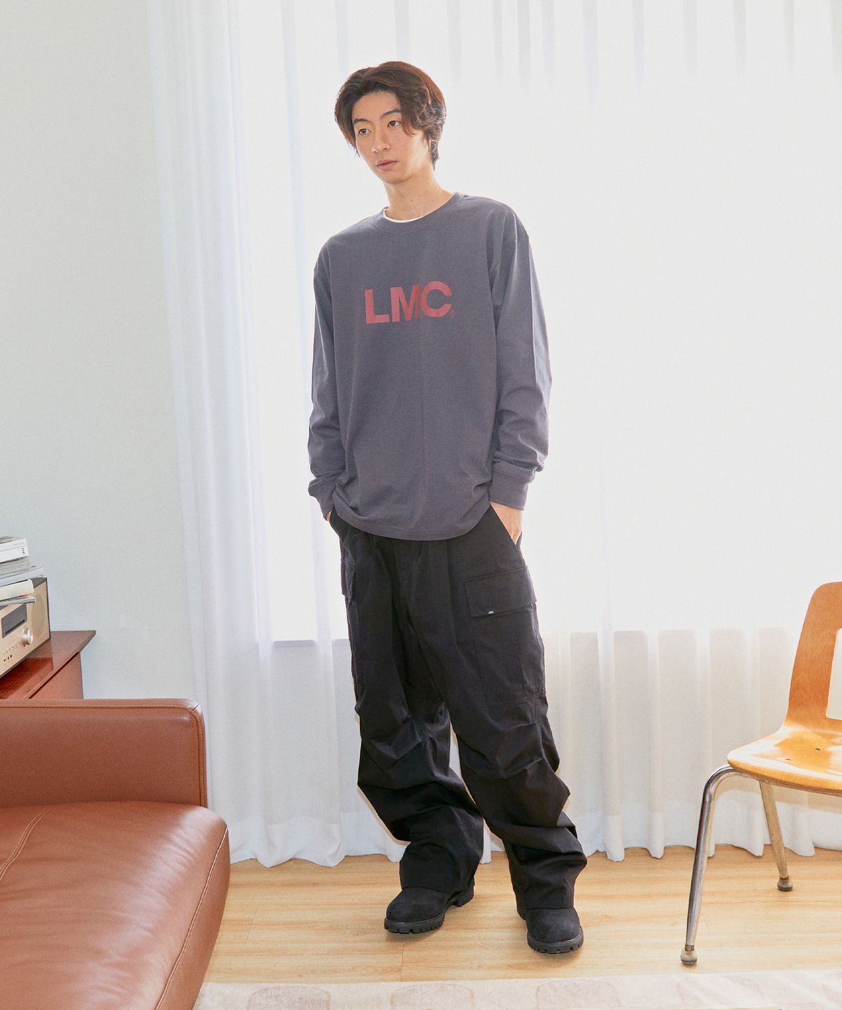 엘엠씨(LMC) OG LONG SLV TEE black