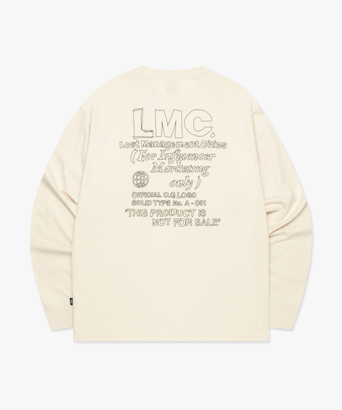 엘엠씨(LMC) FN DOODLE LONG SLV TEE cream