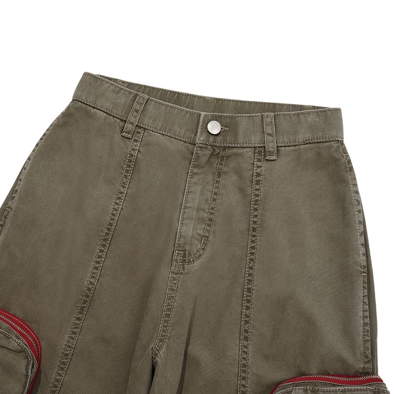 MUSINSA公式 | KIRSH Pigment front line point cargo pants [khaki]