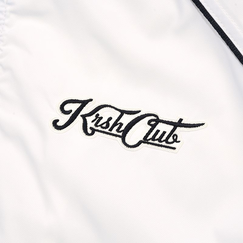 MUSINSA | KIRSH Uni Logo Wappen Crop Blouson Jacket [Ivory]