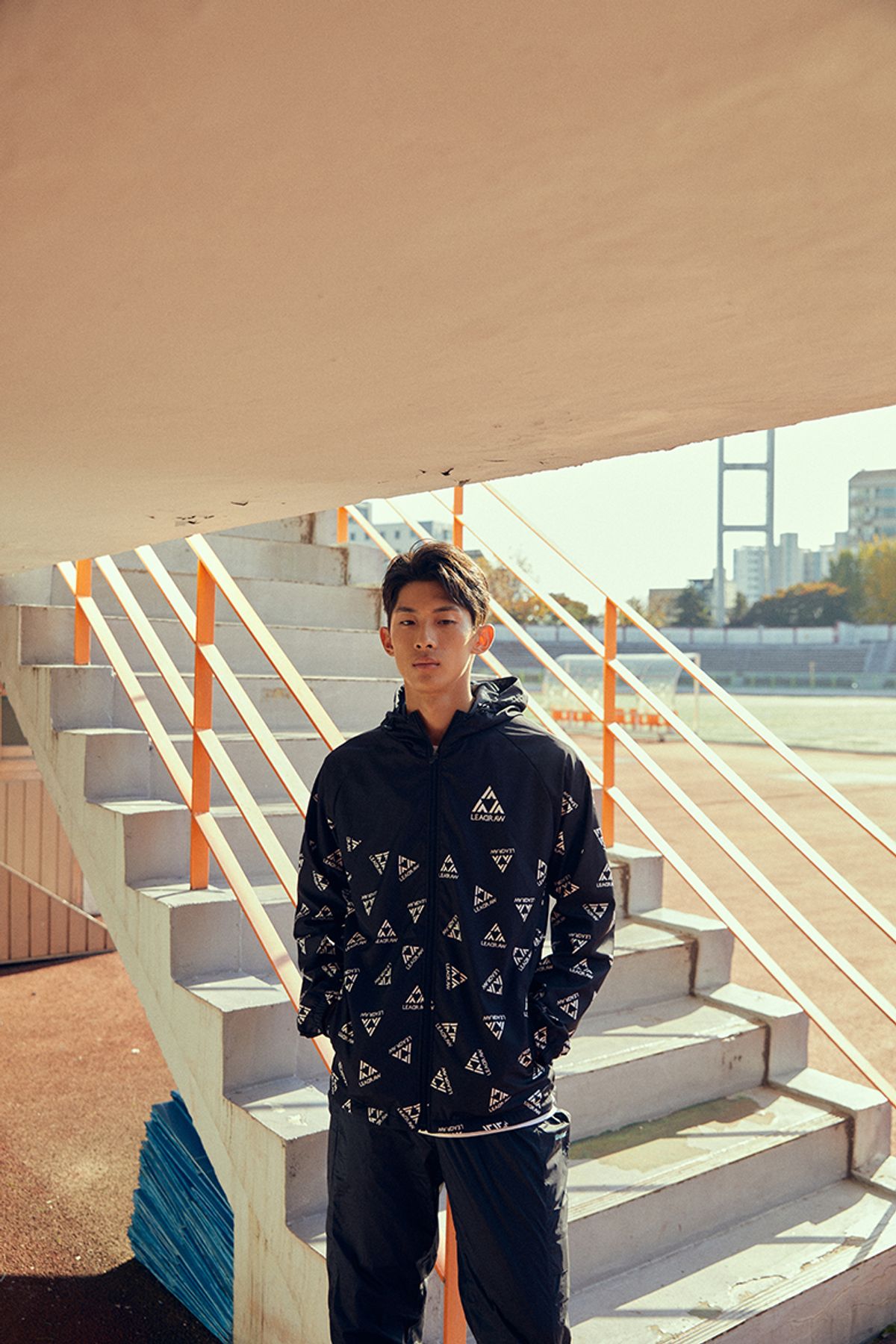 리드로(LEADRAW) Triunfo 윈드브레이커 _ 블랙