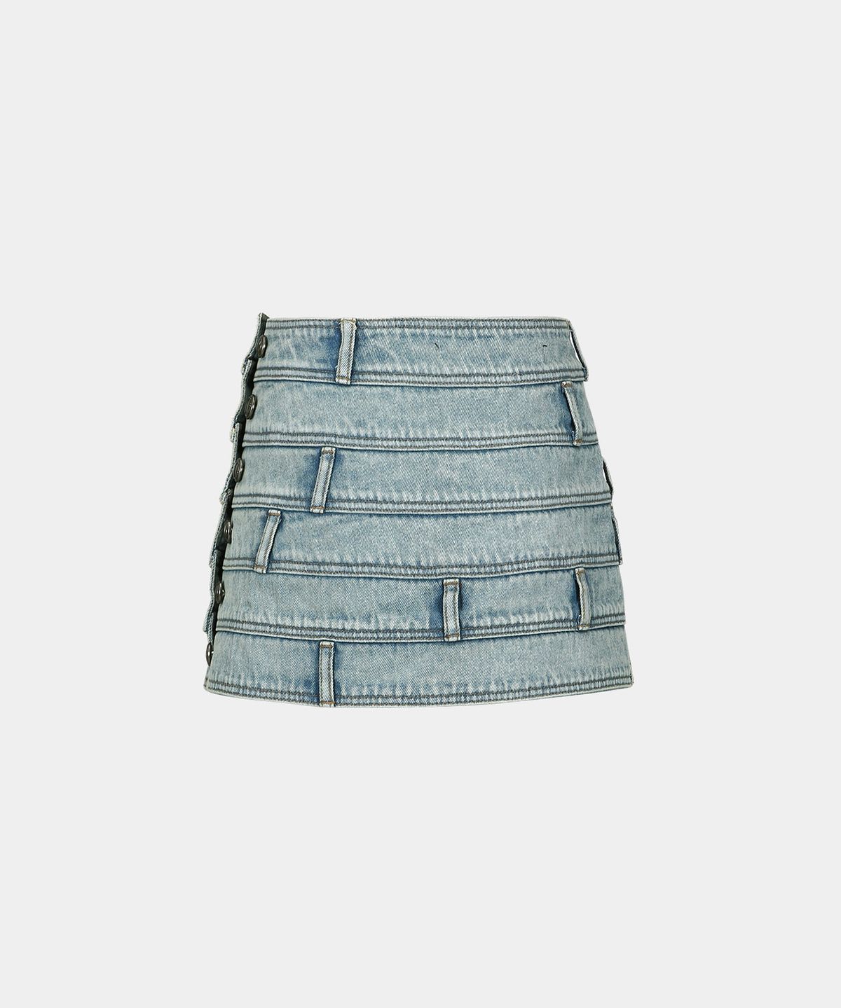 앤더슨벨(ADSB ANDERSSON BELL) 뉴 두아 멀티 웨이스트 데님 스커트 apa713w(LIGHT BLUE)