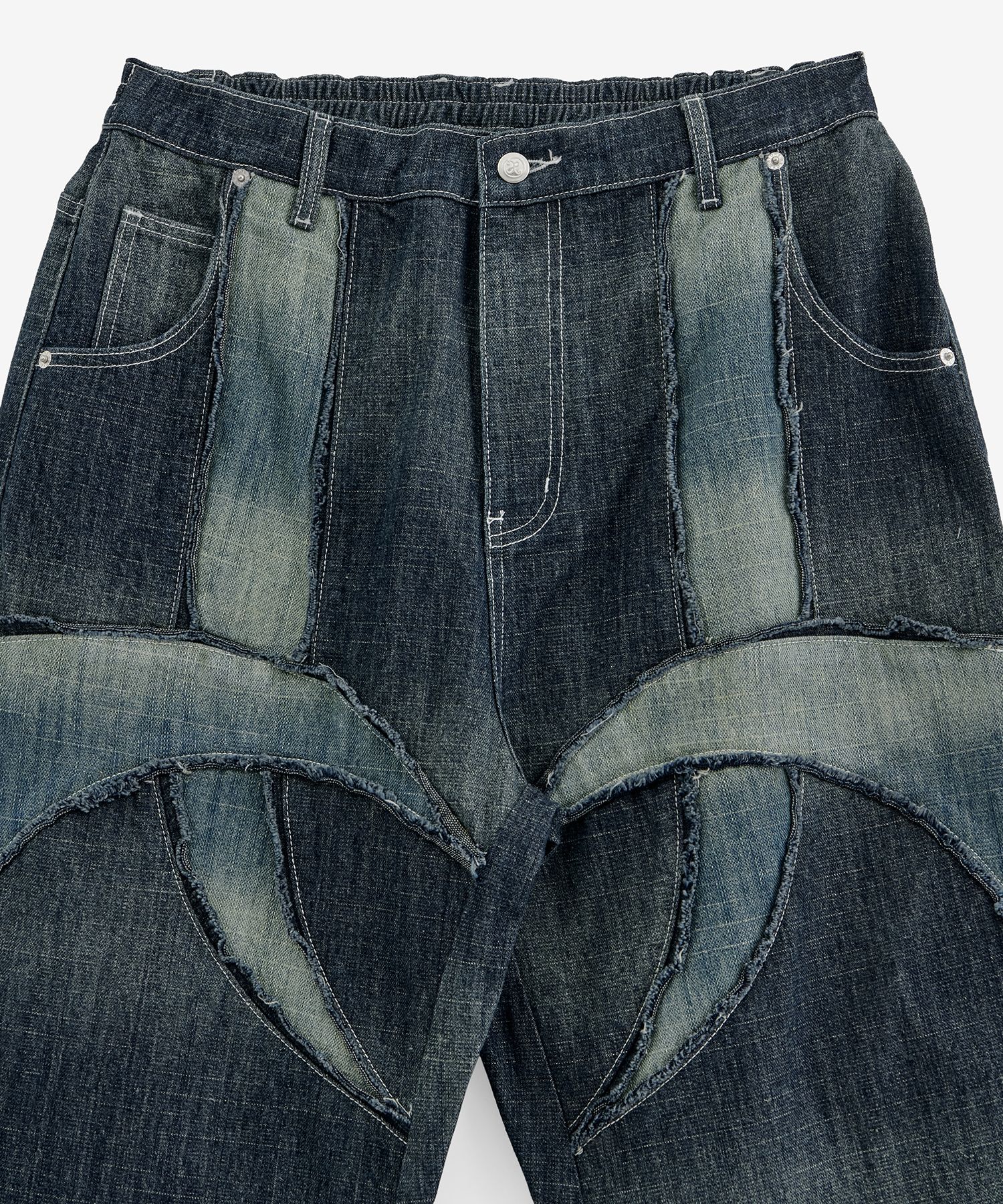 パンツ XTONZ XP250 Tribal Cut Denim Pants BLUE XP250BL MUSINSA | XTONZ XP250 Tribal Cut Denim Pants (BLUE)