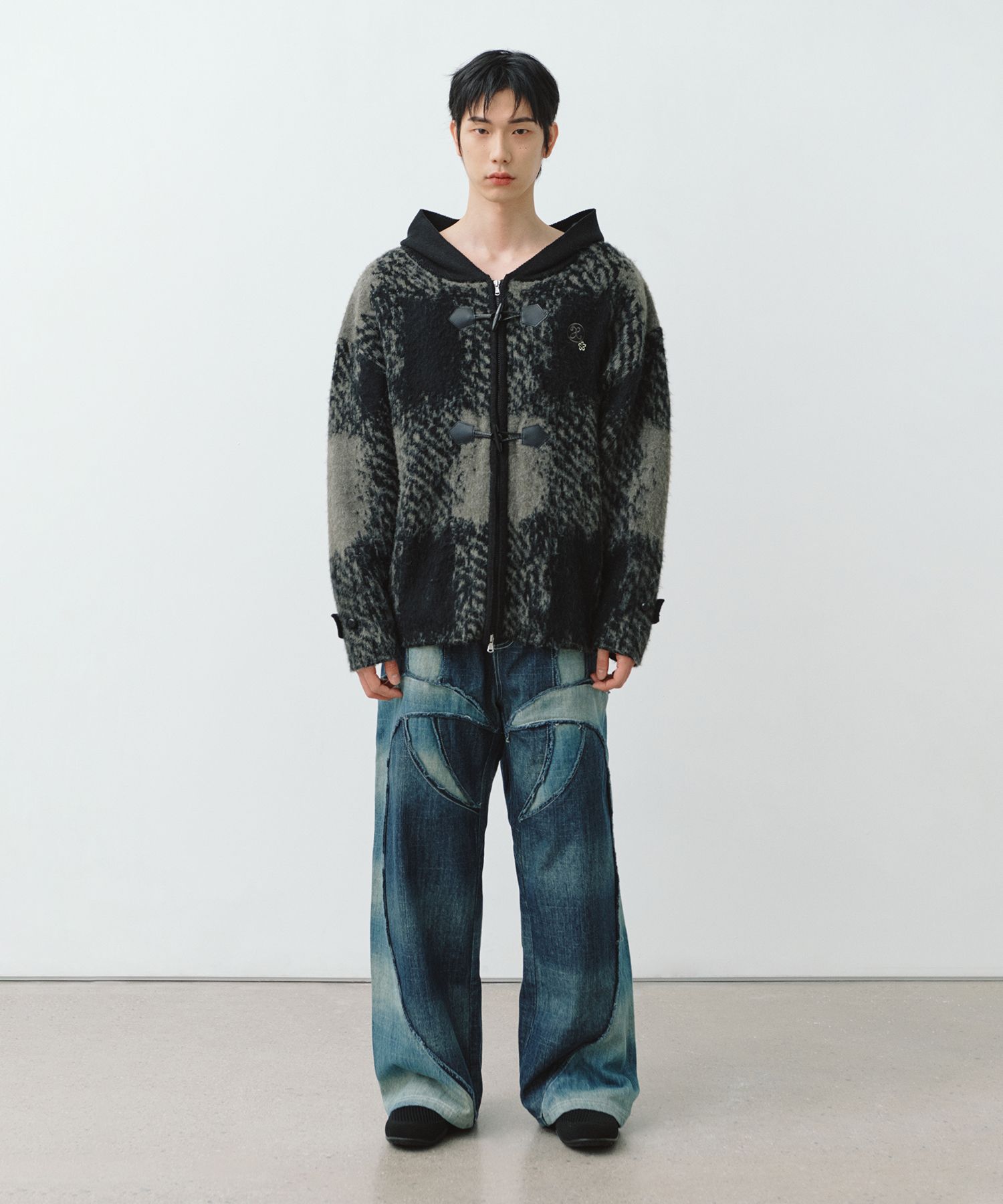 MUSINSA | XTONZ XM001 Tribal Cut Denim Pants