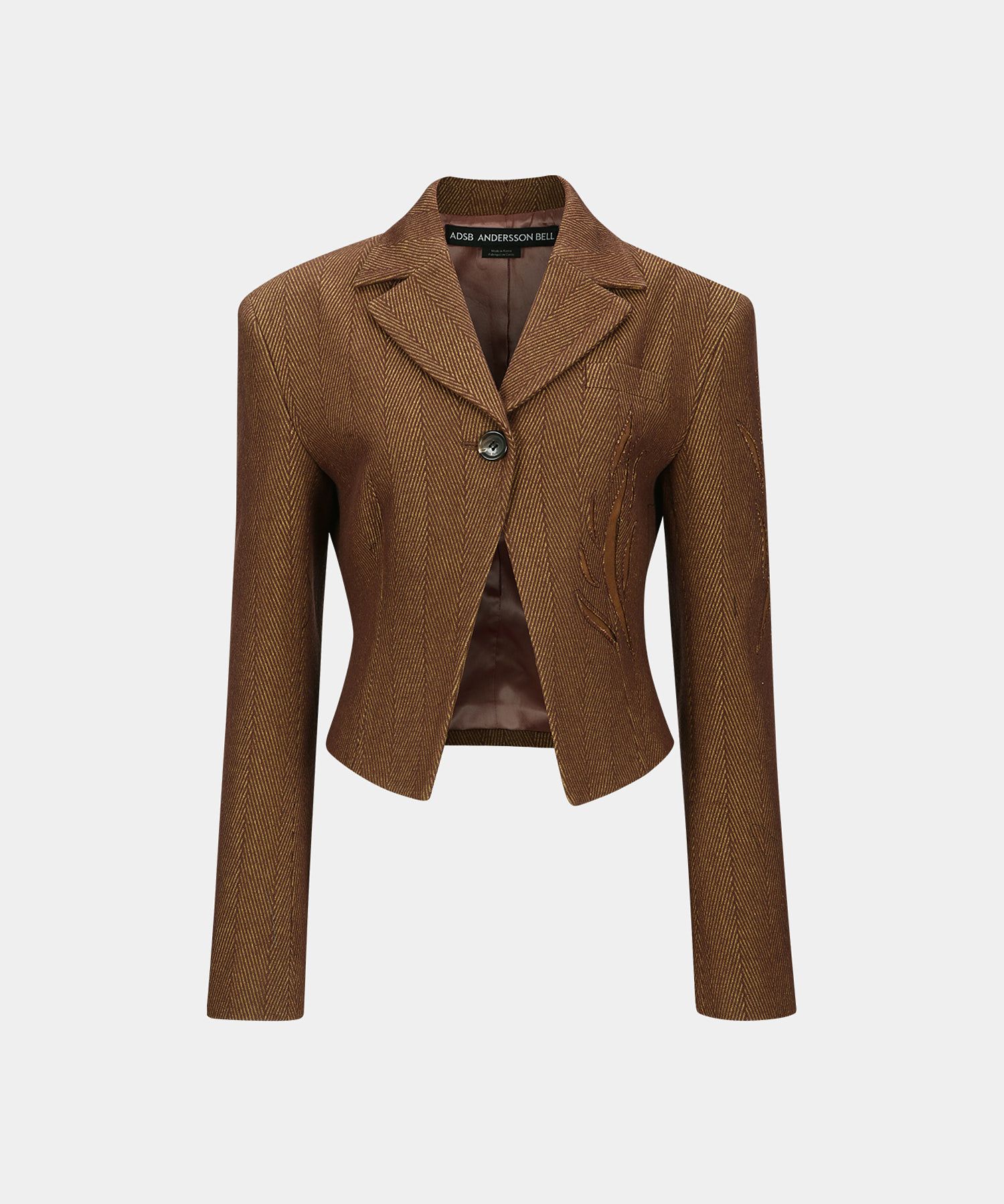 [ANDERSSON BELL]★(WOMEN) HANNAH LASER-CUT CROPPED JACKET MUSINSA | ANDERSSON BELL FOR WOMEN Hannah Laser Cut Cropped