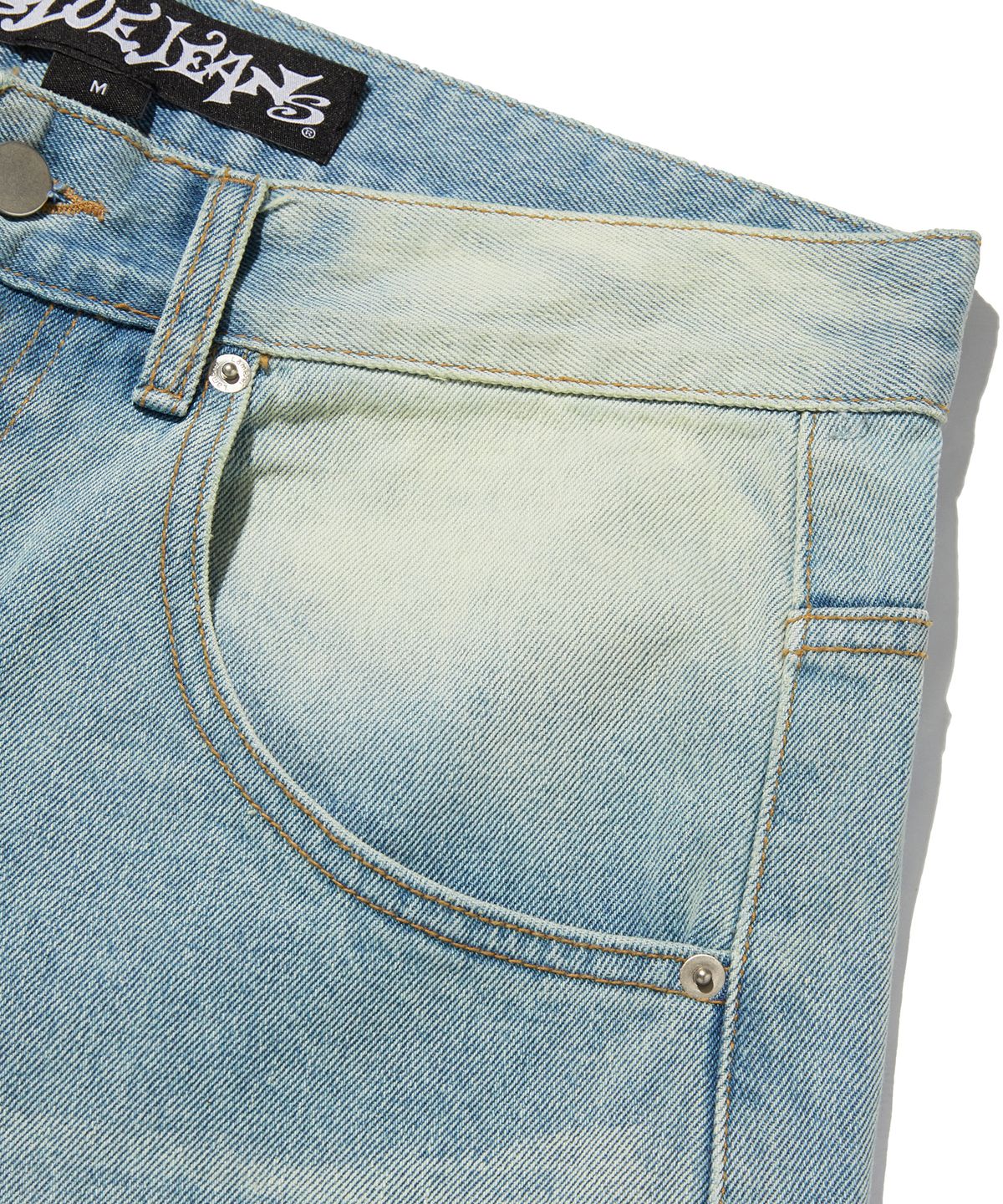 스웨이드(SUADE) COLOR WASHED DENIM [BLUE]