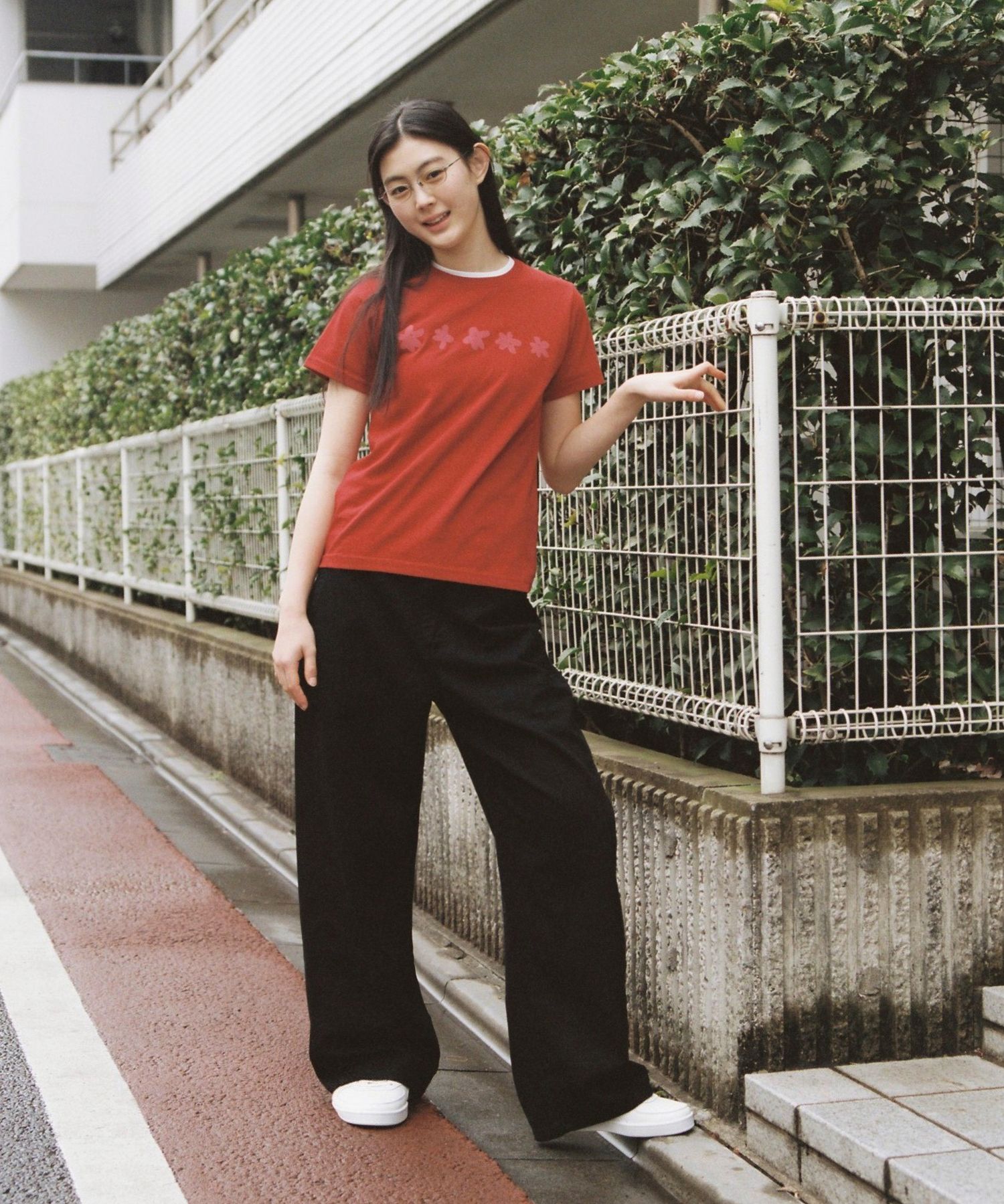 パンツ oheshio wide star cotton pants (white) MUSINSA公式 | OHESHIO wide star cotton pants (black)