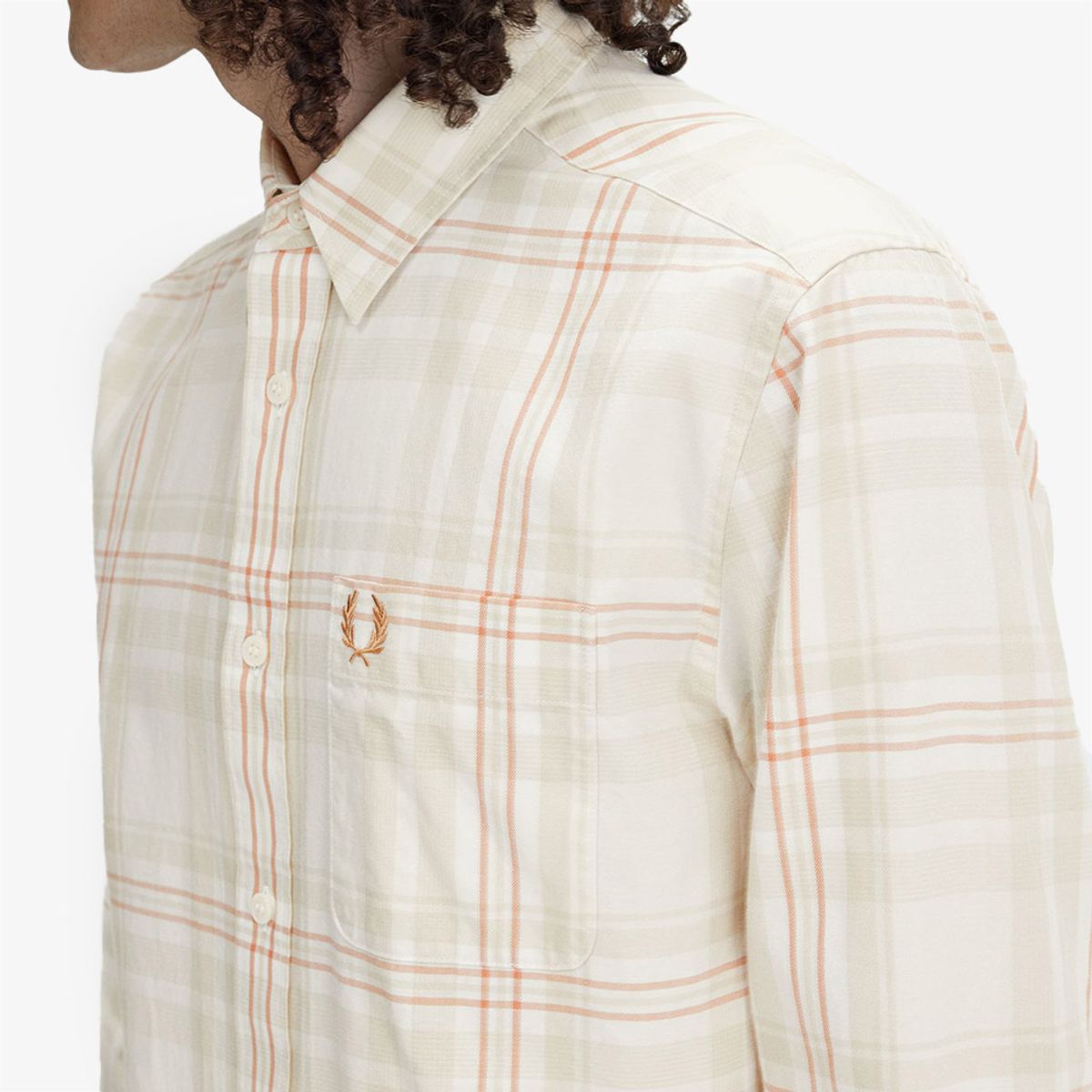 프레드페리(FRED PERRY) [Sharp] 타탄 트윌 셔츠(560) AFPM2417765-560