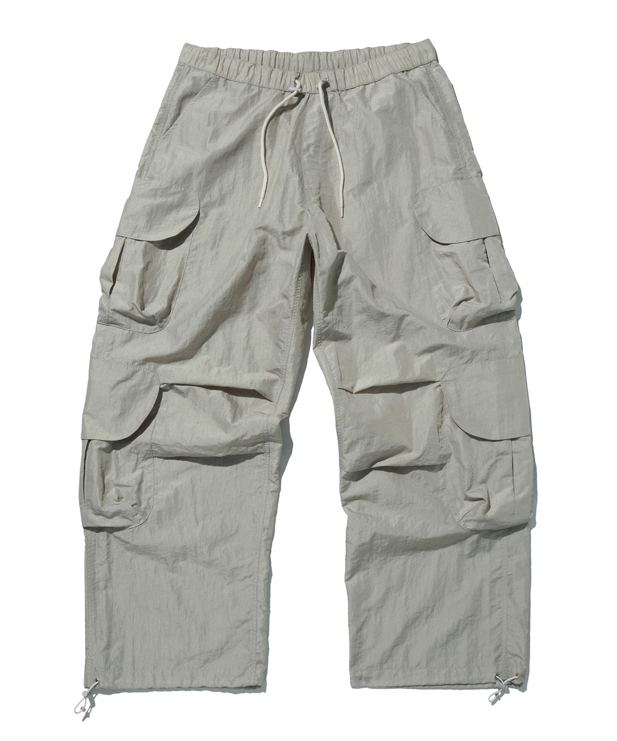 스웨이드(SUADE) NYLON CARGO PANTS [LIGHT GRAY]