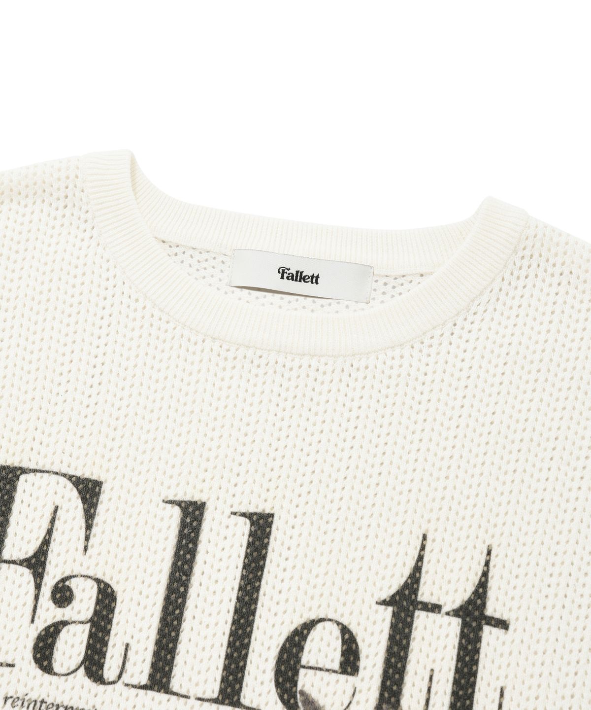 팔렛(FALLETT) [22FW] 듀스 네로 롱슬리브 니트 아이보리