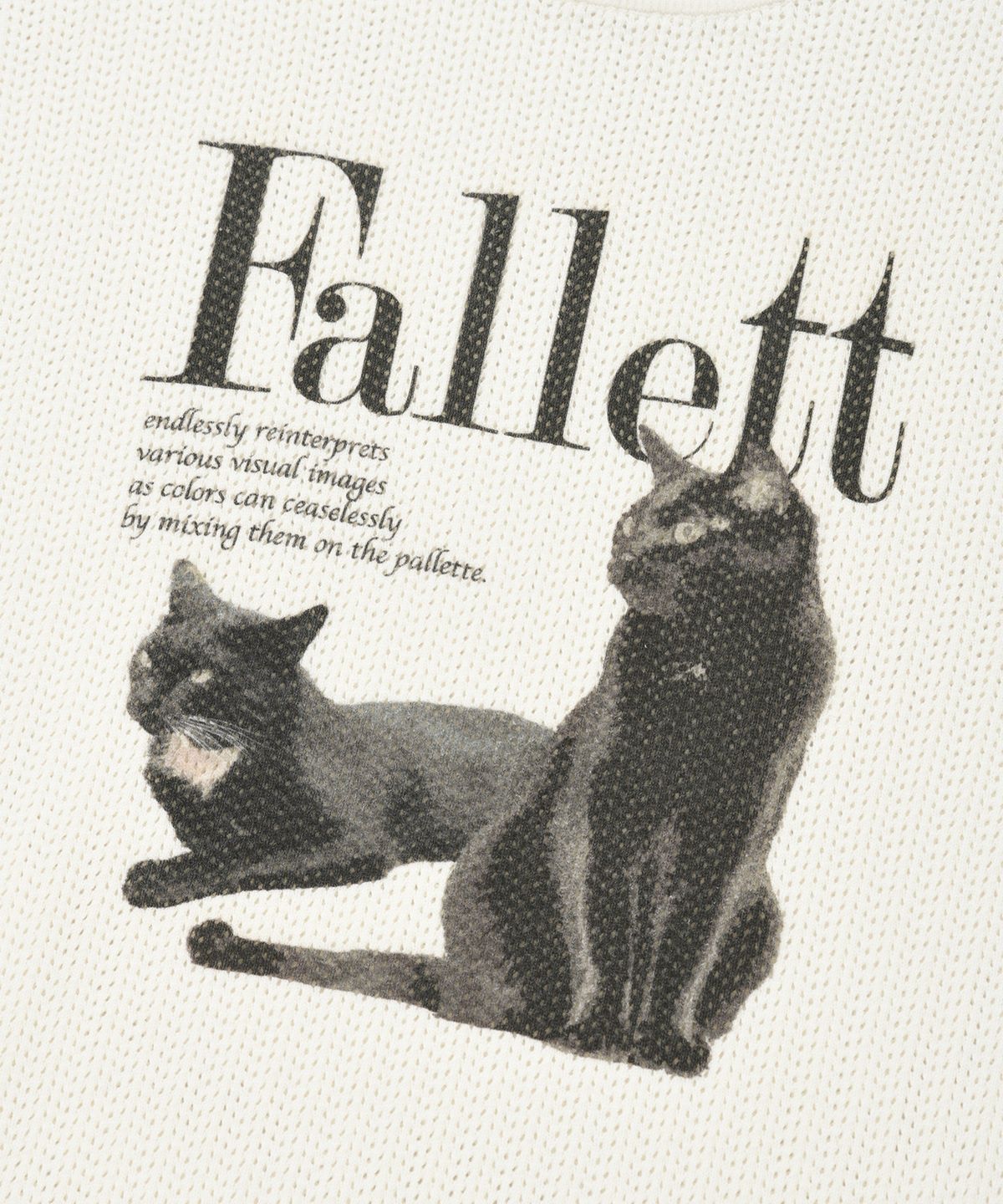 팔렛(FALLETT) [22FW] 듀스 네로 롱슬리브 니트 아이보리