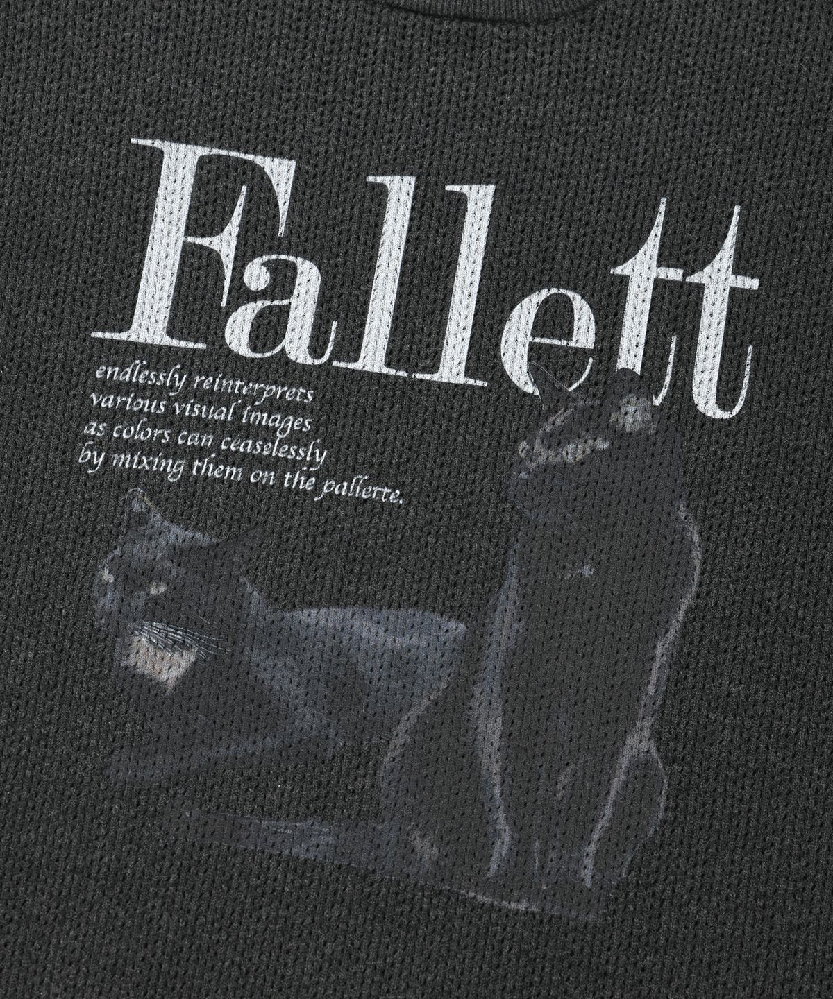 팔렛(FALLETT) [22FW] 듀스 네로 롱슬리브 니트 차콜
