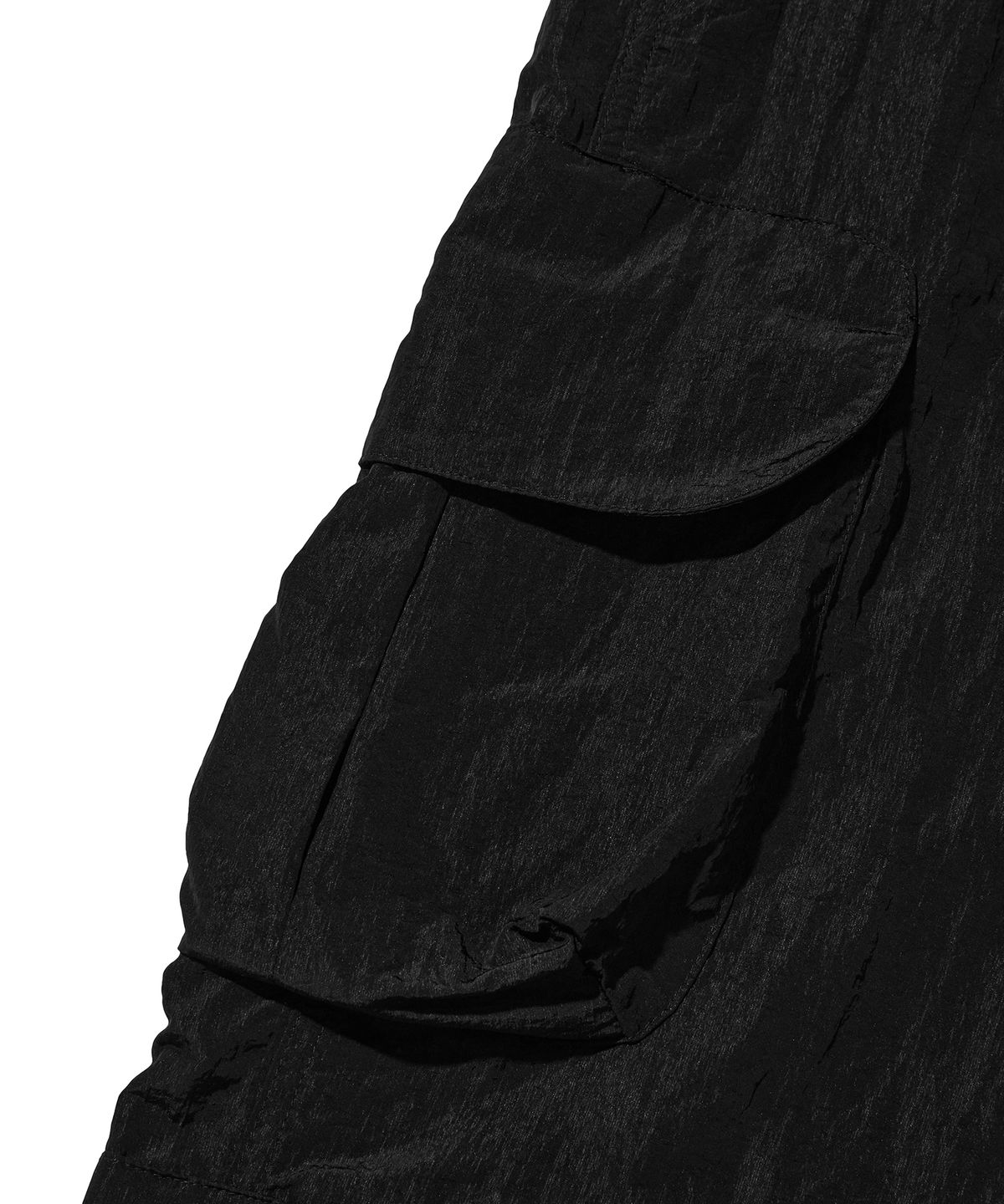 스웨이드(SUADE) NYLON CARGO PANTS [BLACK]
