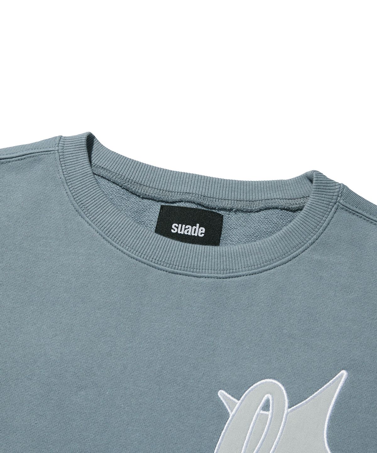 스웨이드(SUADE) STAR TEAM CREWNECK [BLUE GRAY]