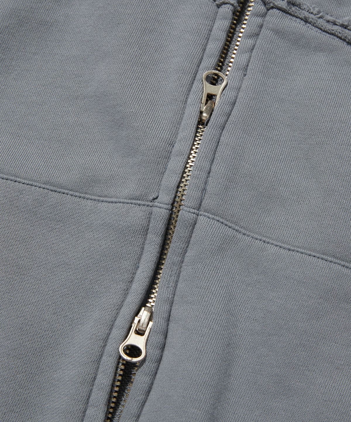 스웨이드(SUADE) LOOSE SUADE HOOD ZIP UP [BLUE GRAY]