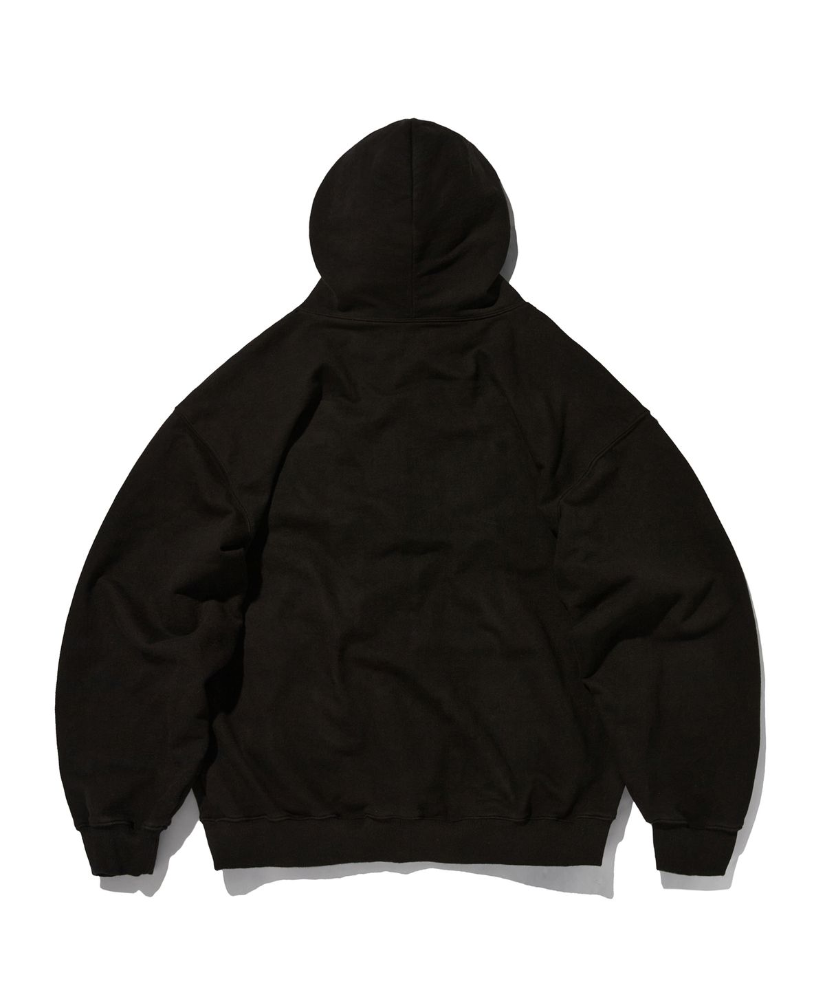스웨이드(SUADE) LOOSE SUADE HOOD ZIP UP [BLACK]