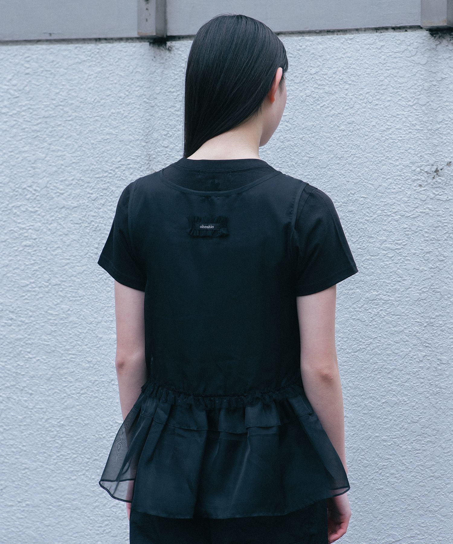 oheshio ワンピース ワンピース OHESHIO PINTUCK LAYERED MINI DRESS