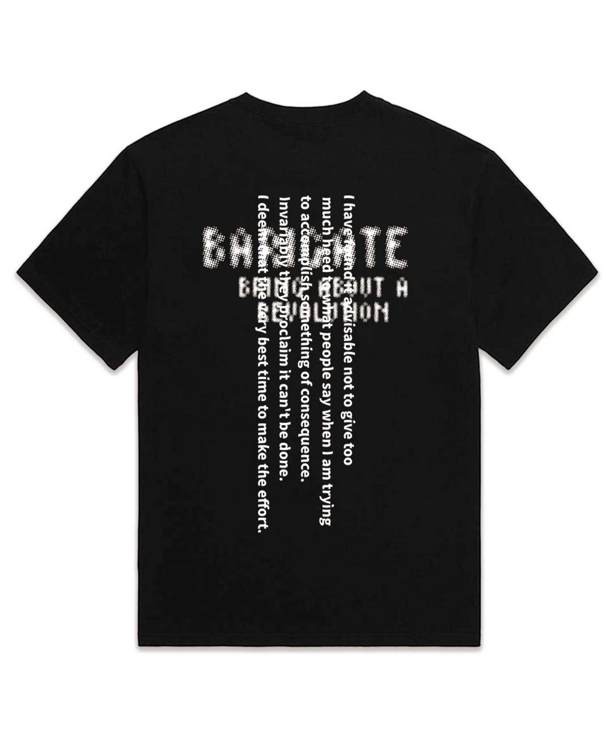 바리게이트(BARIGATE) Spotted Logo 반팔 티셔츠 (BS006) 블랙