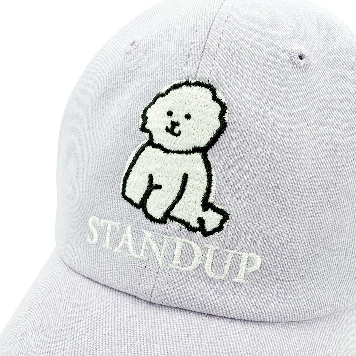 스탠드업(STANDUP) 비숑 워싱 라벤더 볼캡