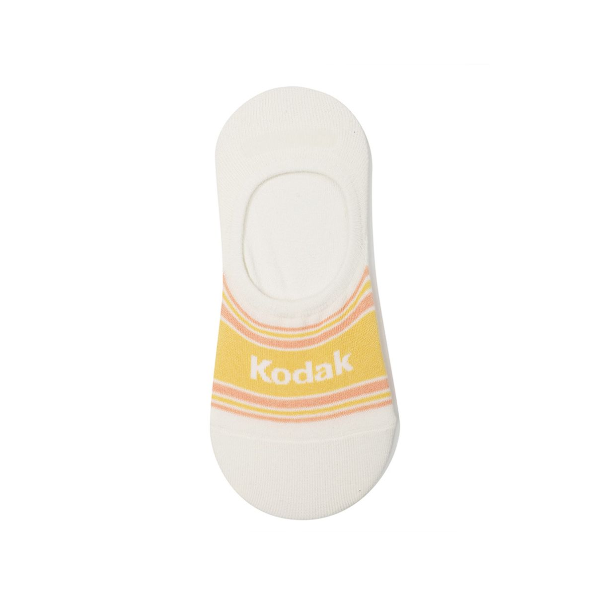 코닥(KODAK) 멀티 스트라이프 노쇼 양말 MUSTARD