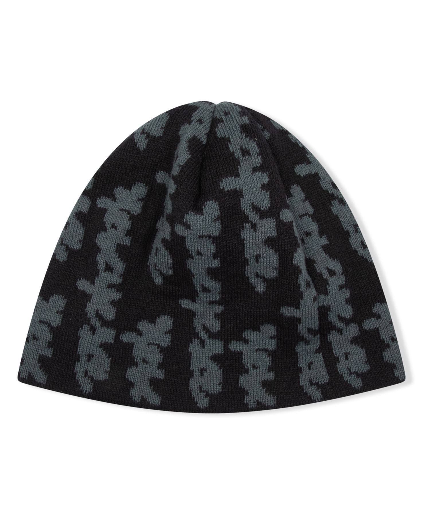 MUSINSA公式 | YESEYESEE Doodled Jacquard Beanie Black