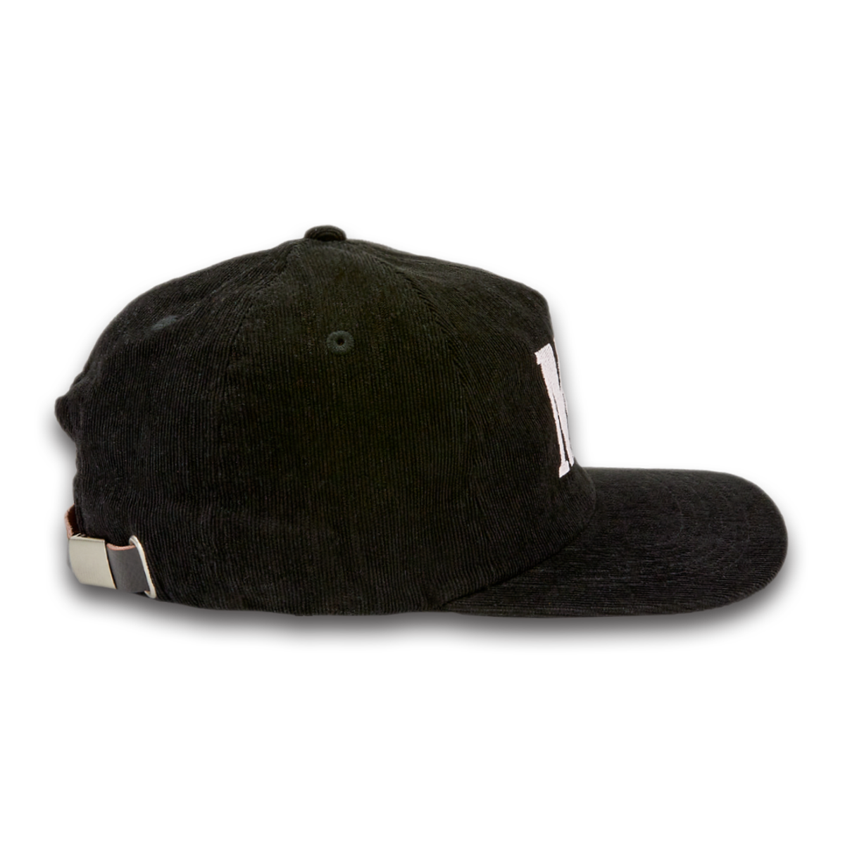 미디엄스(MEDIUMS) Geometric Logo Corduroy Cap - Black(도형 로고 코듀로이 캡)