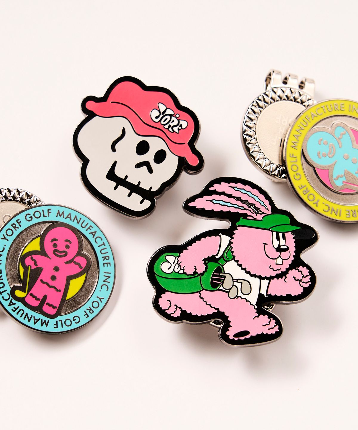 욜프(YORF) YORF BALL MARKER SKULL PINK