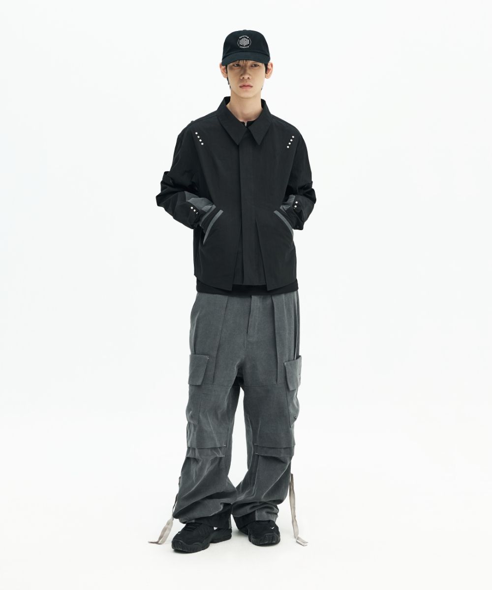 アウターその他 Opening Project Multi Pocket Trucker Jacket Black MUSINSA | OPENING PROJECT Multi Pocket Trucker Jacket - Black