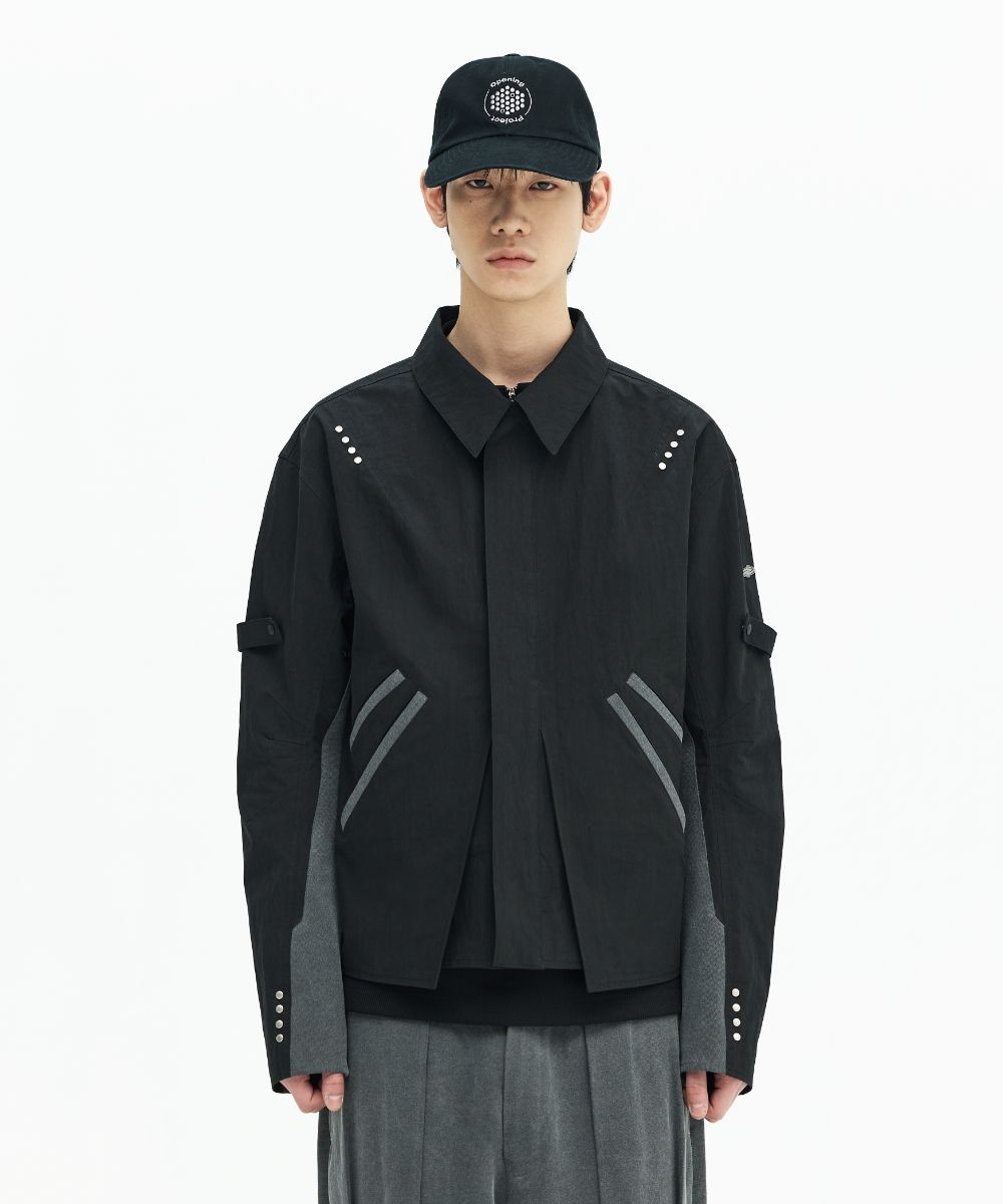 アウターその他 Opening Project Multi Pocket Trucker Jacket Black MUSINSA | OPENING PROJECT Multi Pocket Trucker Jacket - Black