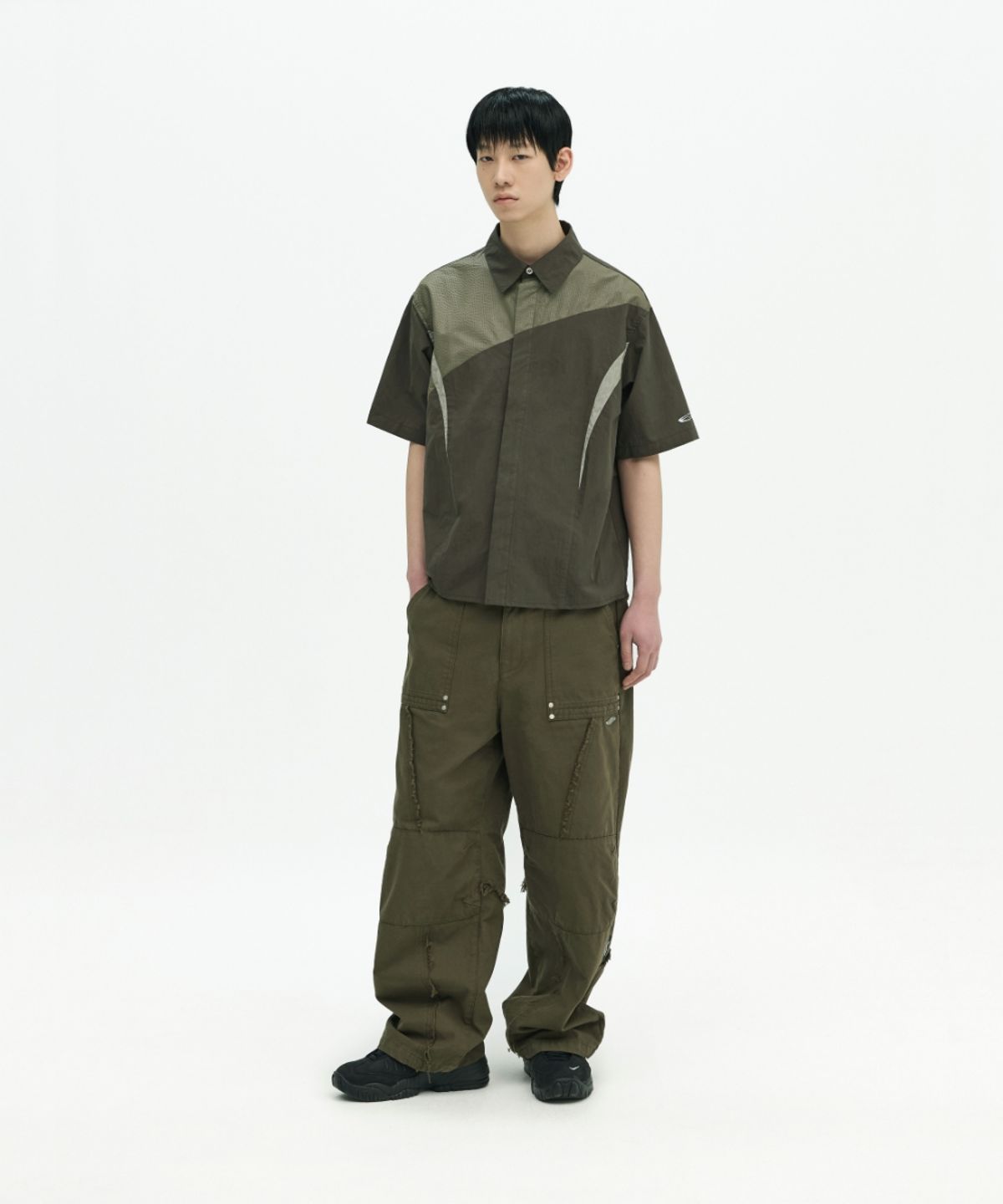 오프닝프로젝트(OPENING PROJECT) Shield Cutted Pant - Olive