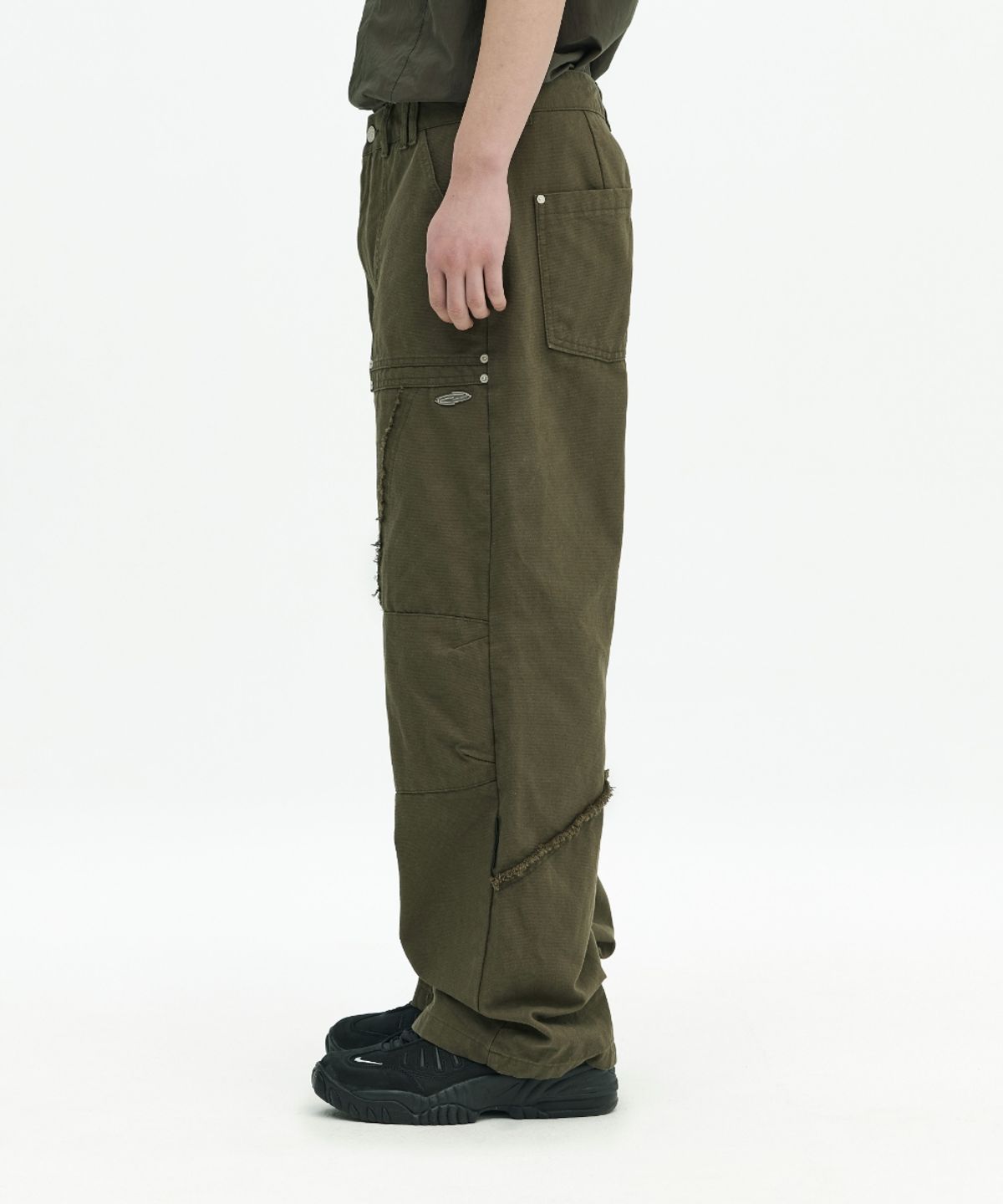 오프닝프로젝트(OPENING PROJECT) Shield Cutted Pant - Olive