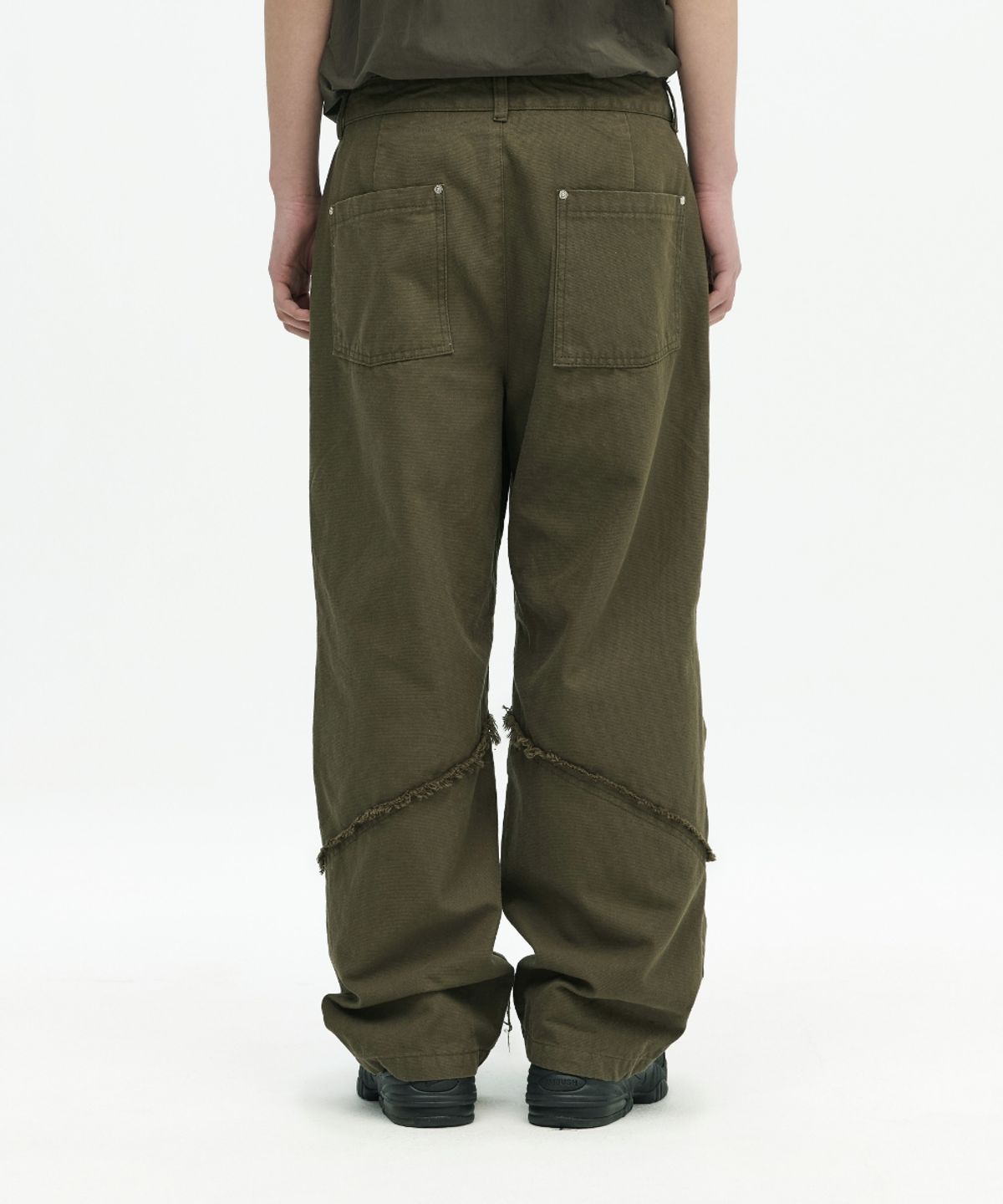 오프닝프로젝트(OPENING PROJECT) Shield Cutted Pant - Olive