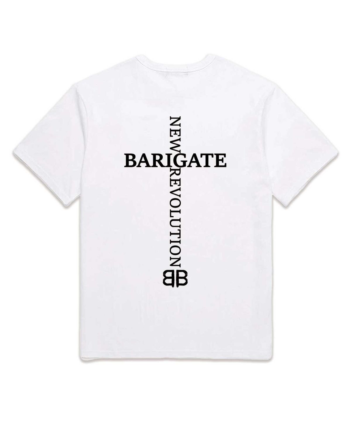 바리게이트(BARIGATE) NEW REVOLUTION 반팔 티셔츠 (BS015) 화이트