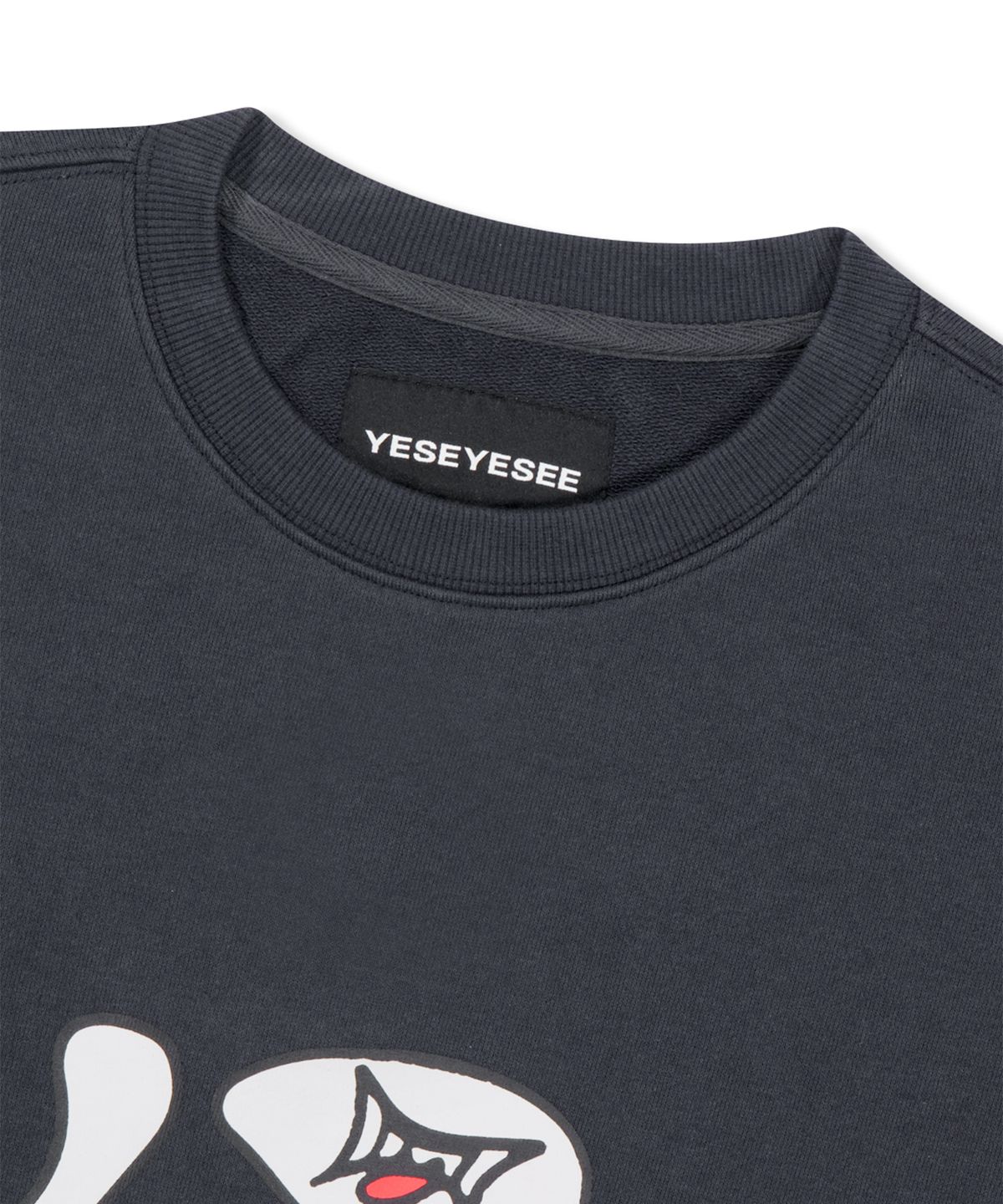 예스아이씨(YESEYESEE) Y.E.S Tulrexx Sweatshirt Charcoal