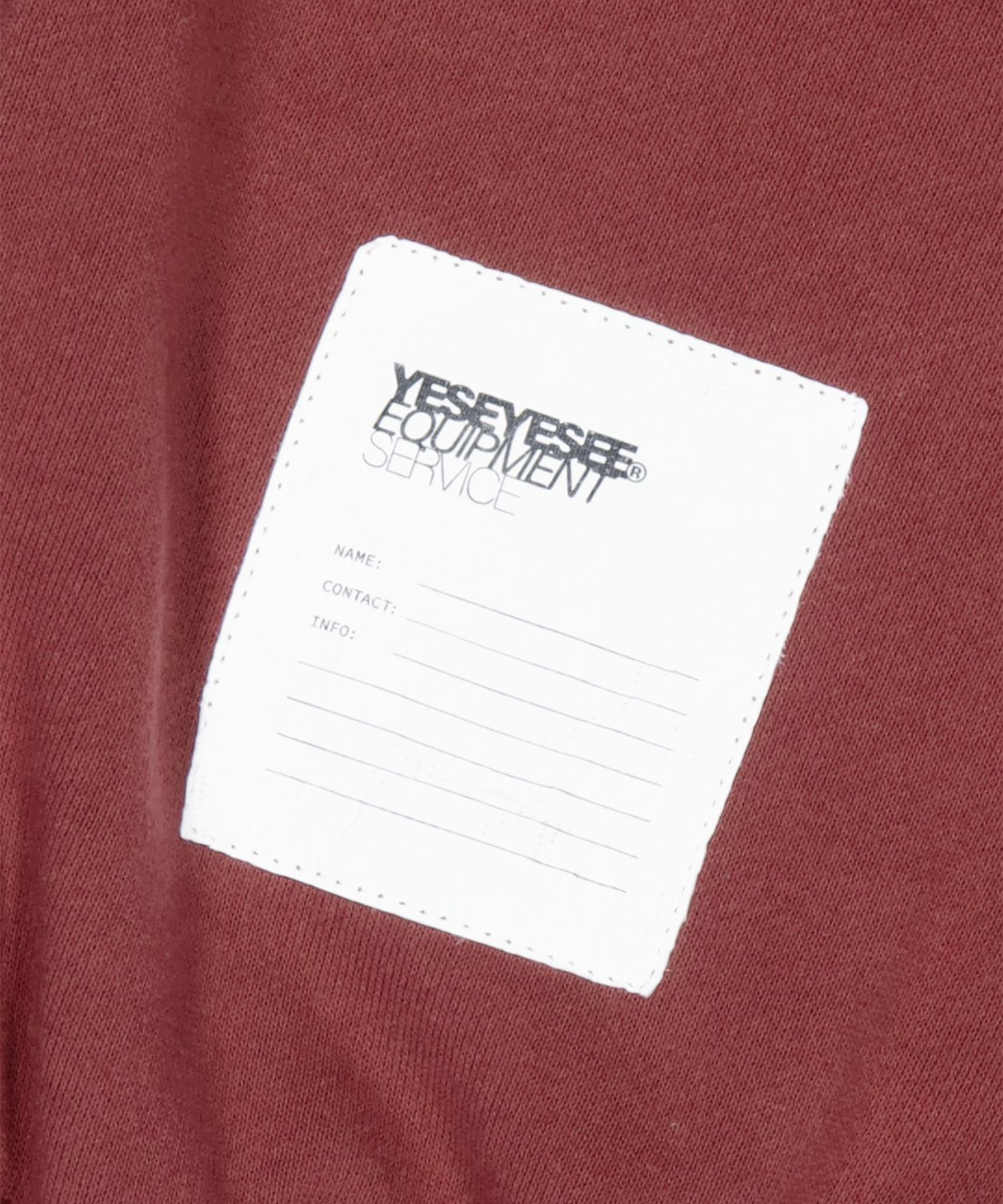 예스아이씨(YESEYESEE) Y.E.S Yacht sweatshirt Brick Red