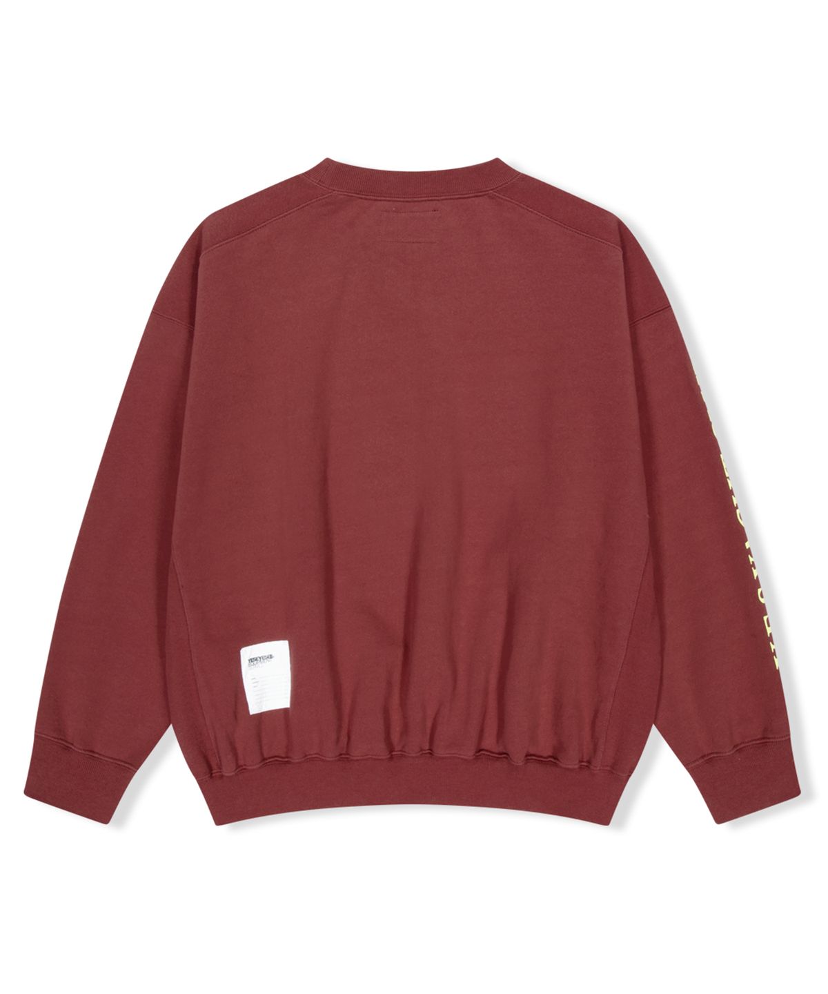 예스아이씨(YESEYESEE) Y.E.S Yacht sweatshirt Brick Red