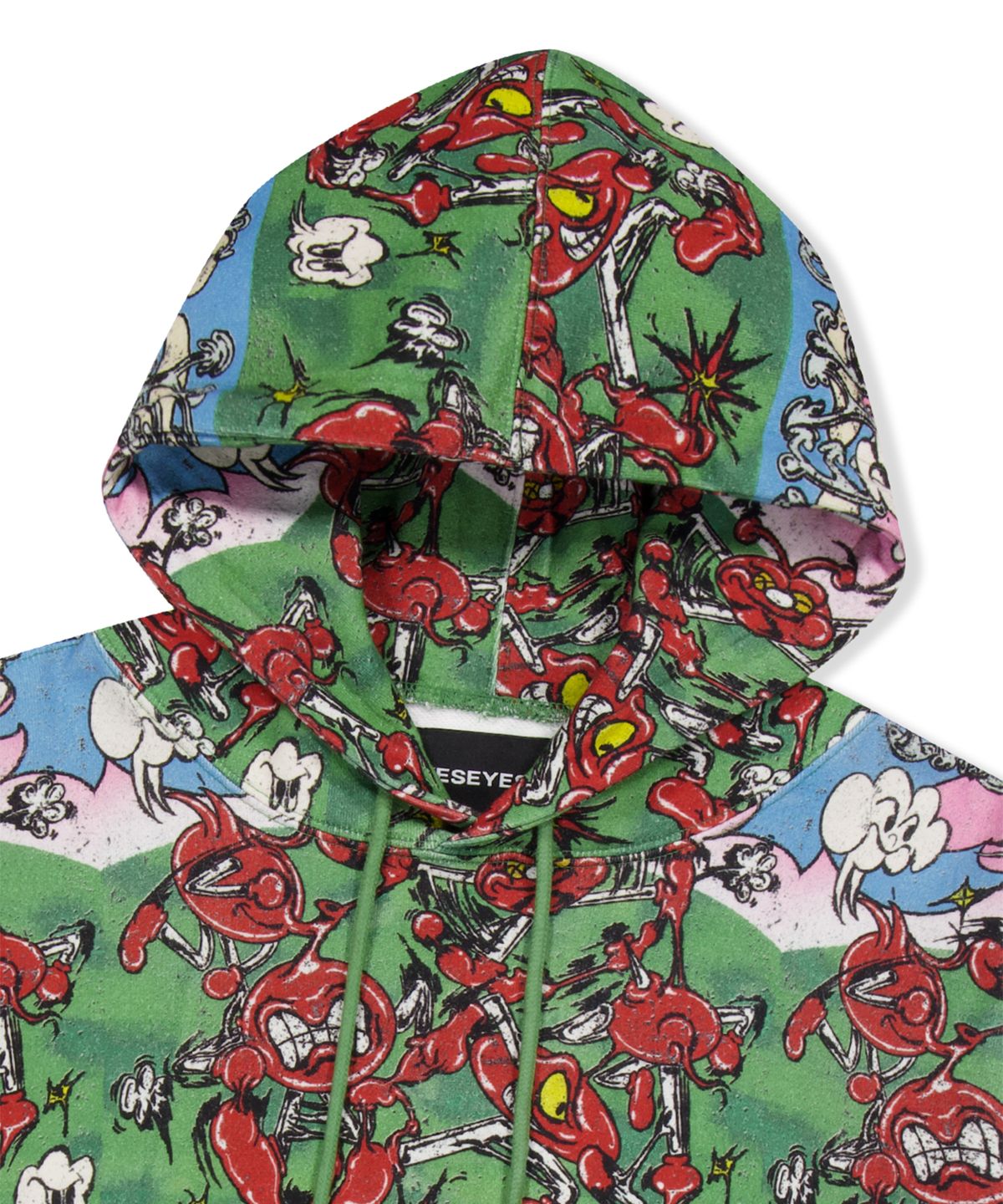 예스아이씨(YESEYESEE) PJW Art Hoodie Green