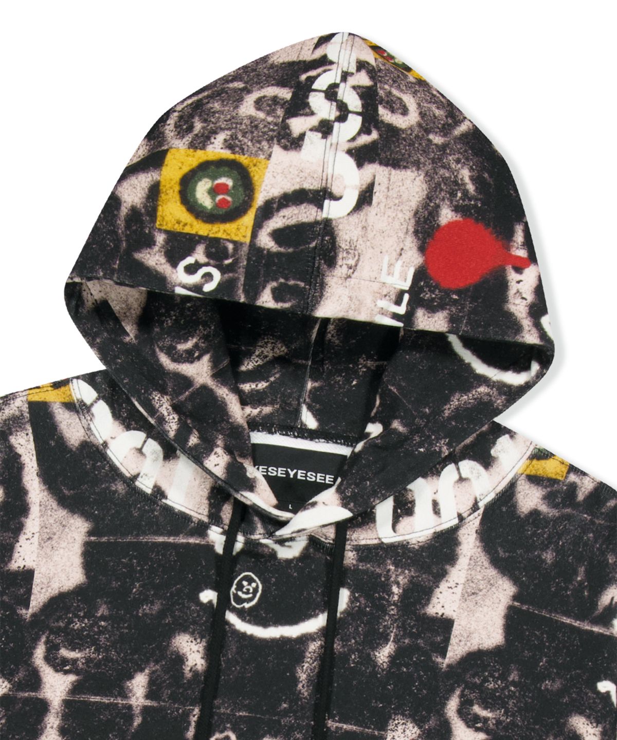 예스아이씨(YESEYESEE) PJW Art Hoodie Black